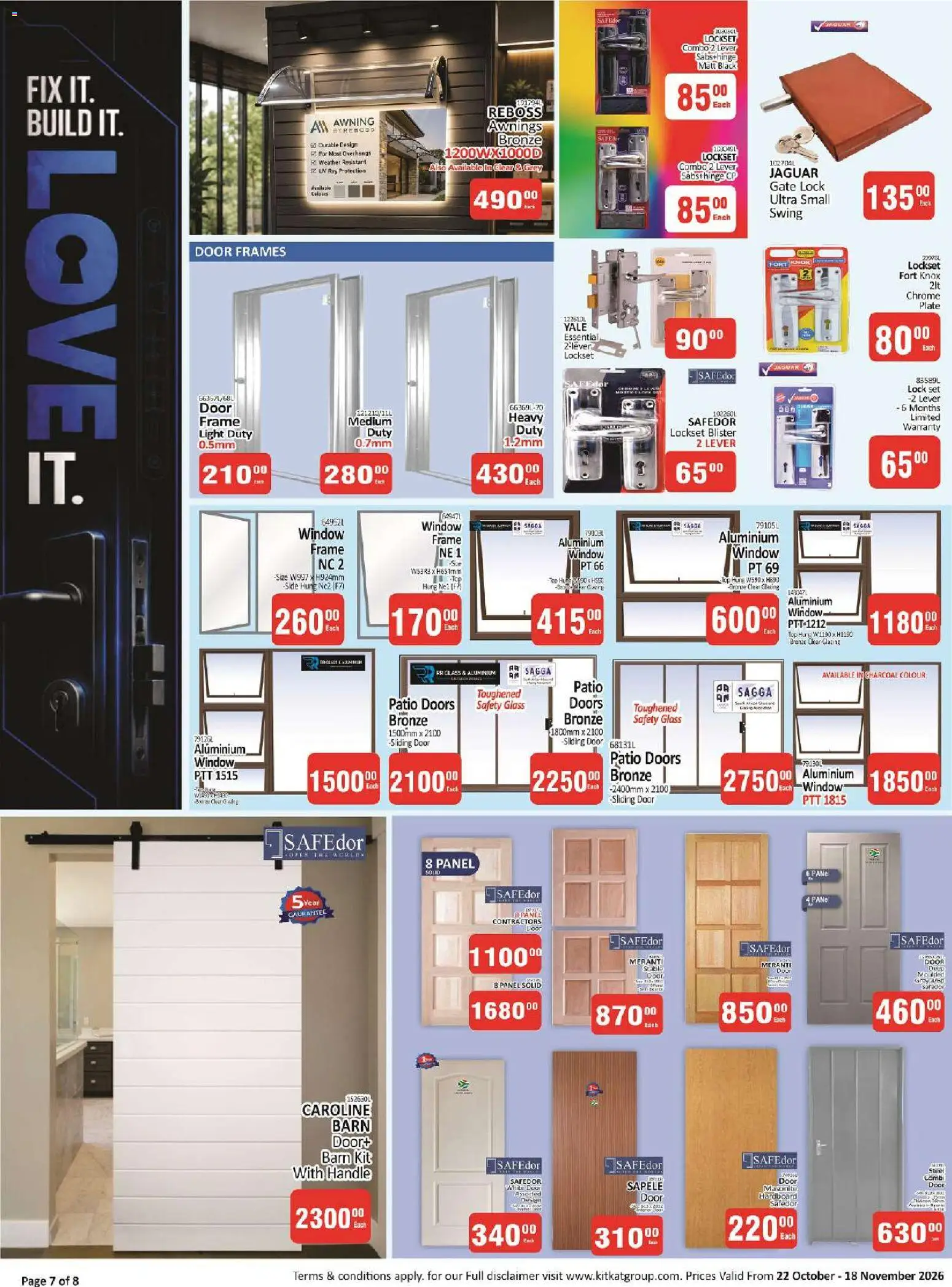 New KIT KAT Cash & Carry catalogue – valid from 22/10/2026 | Page: 7 | Products: Frame, Plate, Lock, Light