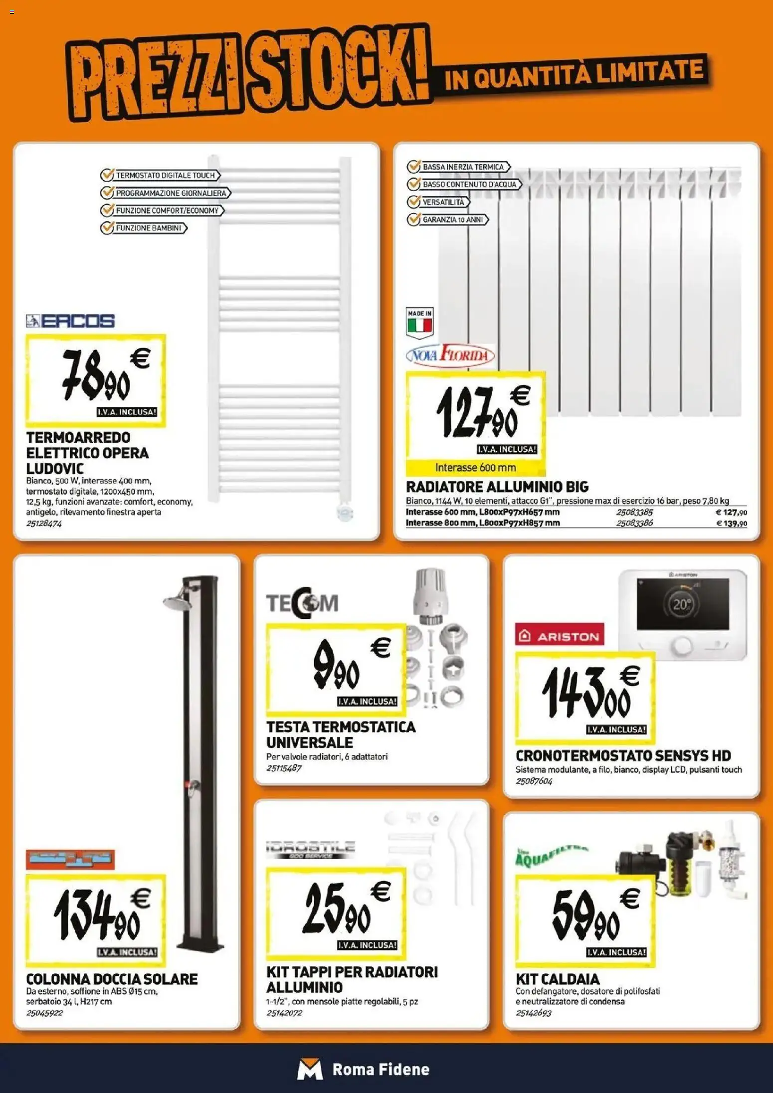 Nuovo TECNOMAT catalogo Roma dal 27/08/2026 > offerte anteprima 🛍️ | Pagina: 6 | Prodotti: Caldaia, Basso, Doccia solare, Doccia