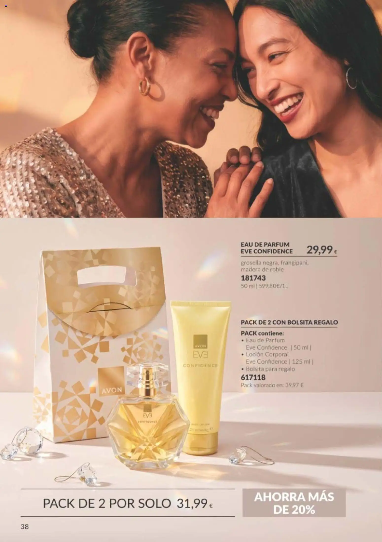 Catálogo AVON Black Friday │ válido desde el 01/11/2026 | Página: 38 | Productos: Loción corporal, Eau de parfum