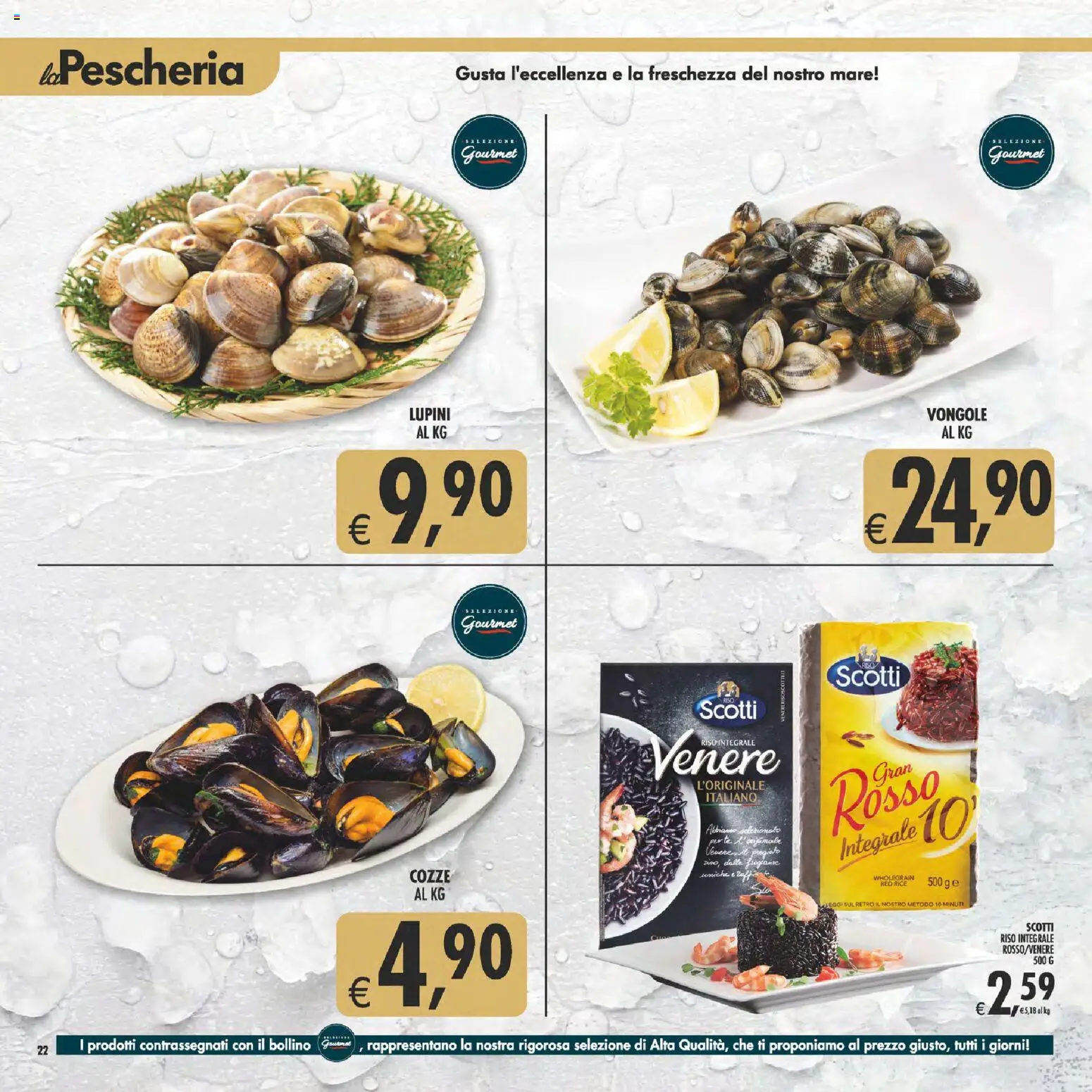 Volantino Decò del 22/09/2026 | Pagina: 22 | Prodotti: Lupini, Riso, Cozze, Riso integrale