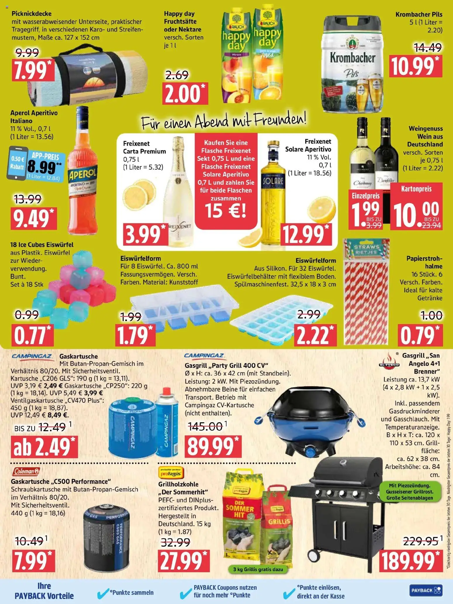 Marktkauf Prospekt Prenzlau – gültig ab 27.07.2026 | Seite: 9 | Produkte: Grill, Freixenet, Pils, Krombacher