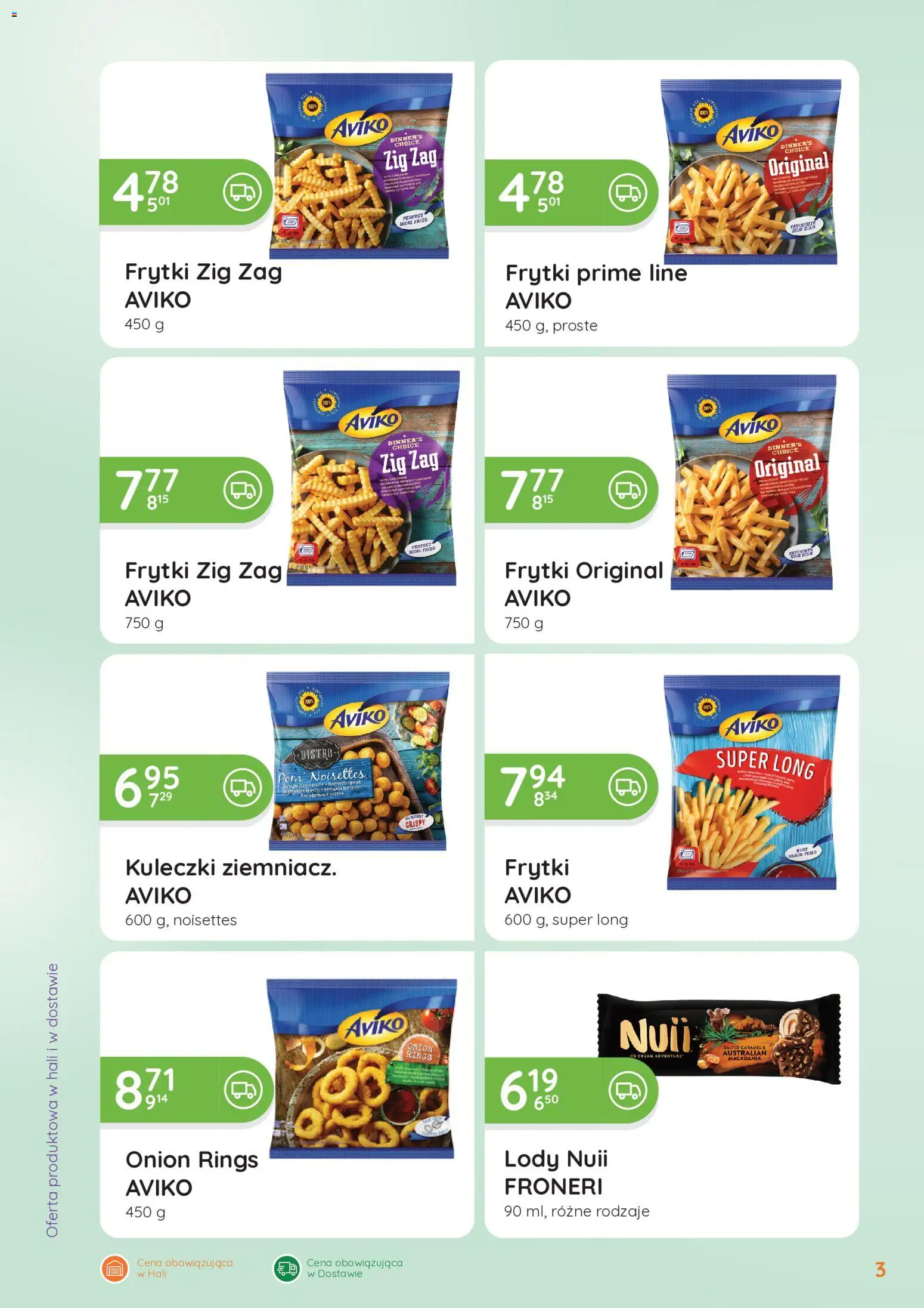 Eurocash gazetka - Oferta Handlowa od 29.06.2026 | Strona: 3 | Produkty: Frytki, Lody