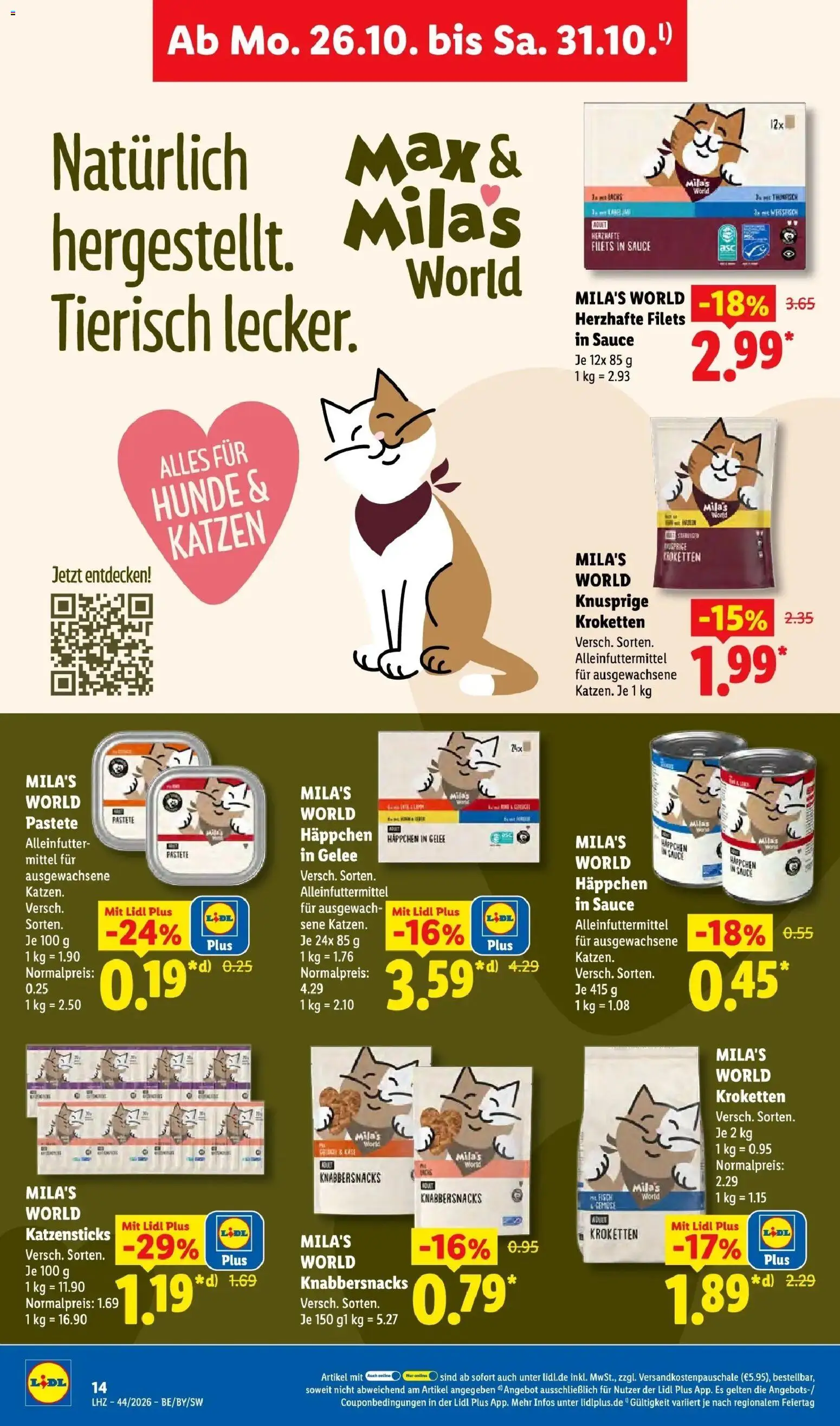 Lidl Prospekt München-laim (ab 26.10.2026) zum Blättern » Angebote | Seite: 28 | Produkte: Thunfisch
