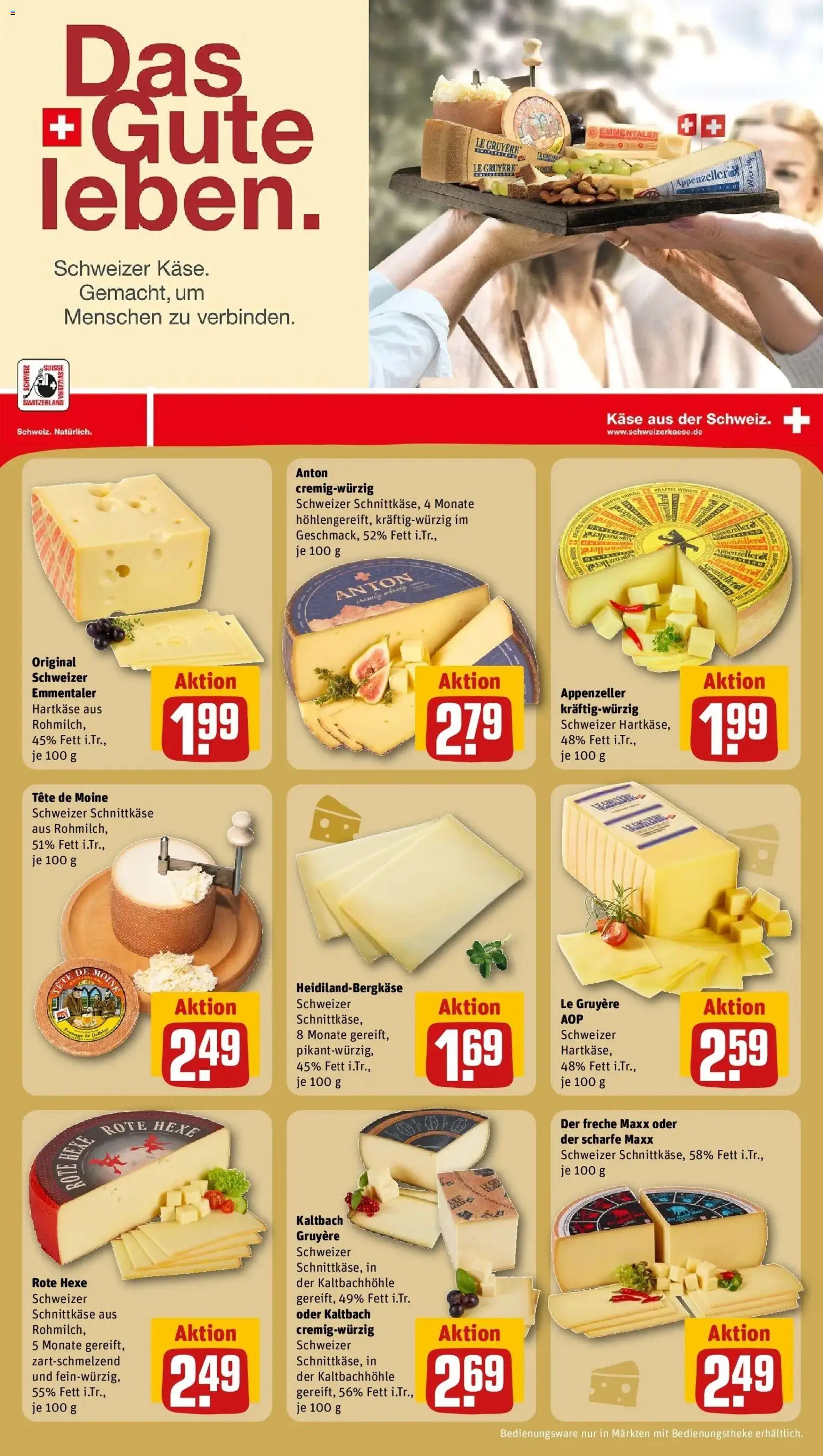 Rewe Prospekt Unna – gültig ab 01.06.2026 | Seite: 12 | Produkte: Käse