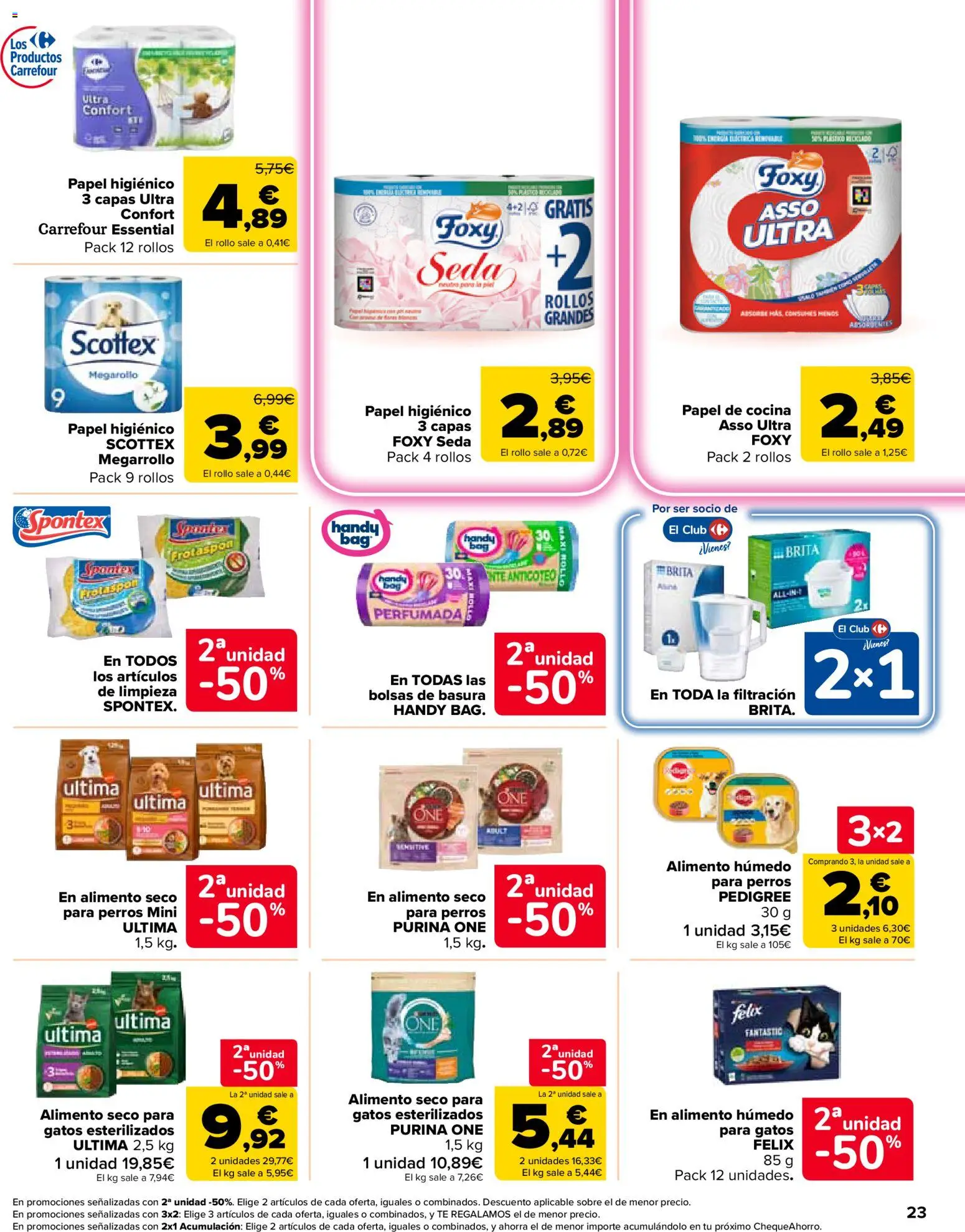 Carrefour Market folleto │ válido desde el 10/09/2026 | Página: 23 | Productos: Bolsas de basura, Papel higienico, Té, Cocina