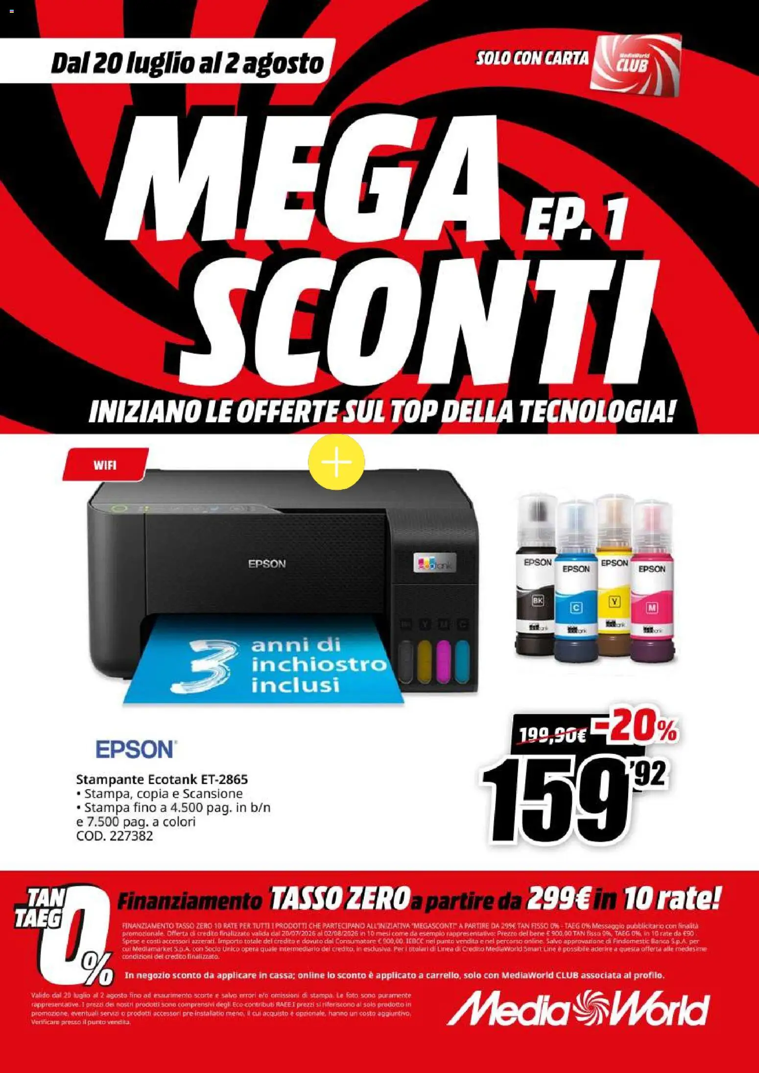 Volantino Media World del 20/07/2026 | Pagina: 38