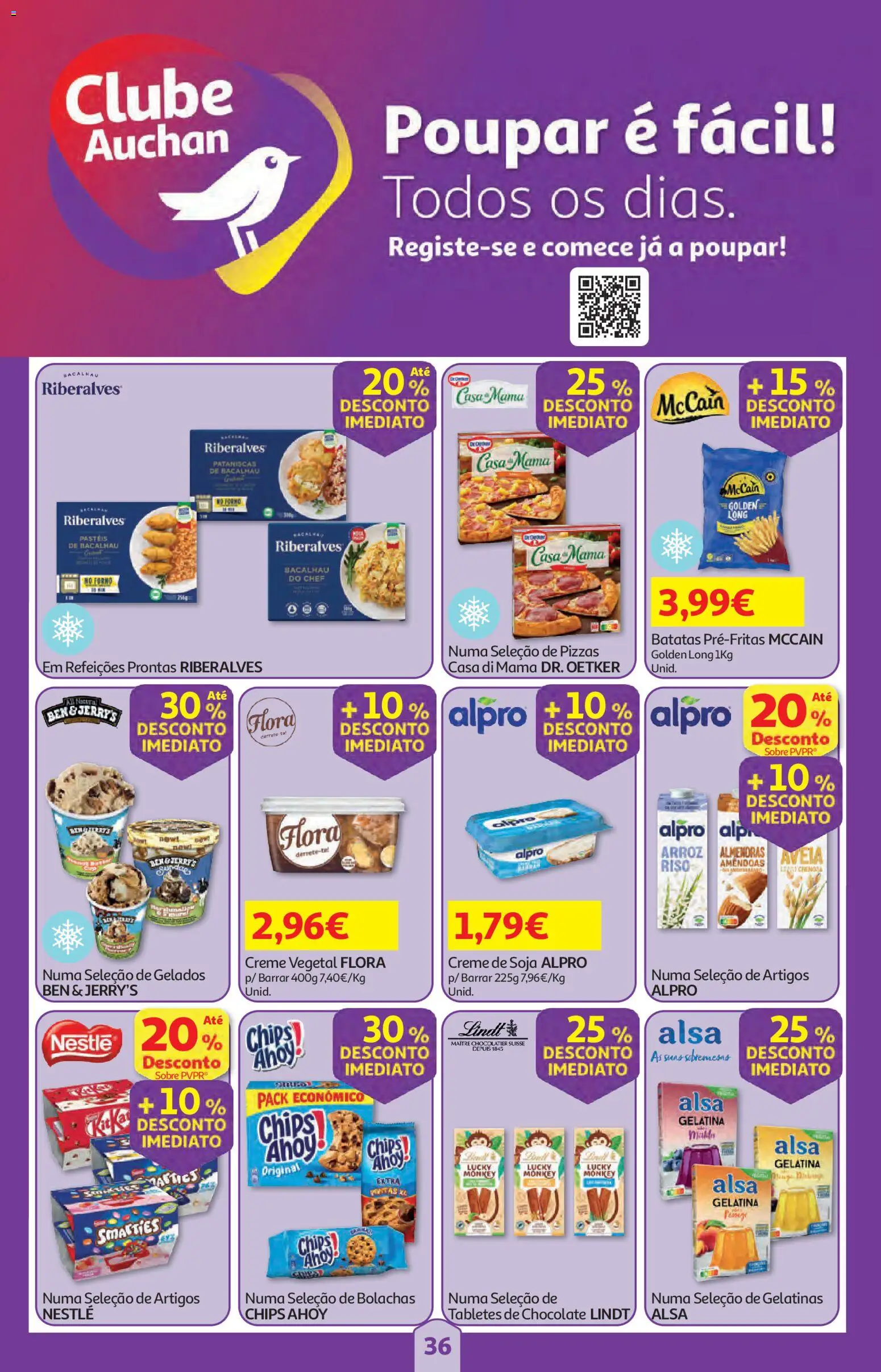 Auchan folheto │ válido de 18.06.2026 | Página: 36 | Produtos: Forno, Gelatina, Chocolate, Arroz