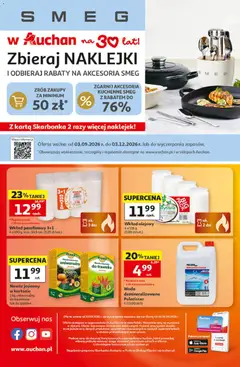 Pogląd oferty "Auchan gazetka" - ważna od 10.09.2026 | Strona: 8 | Produkty: Karta, Naklejki, Nawóz, Woda