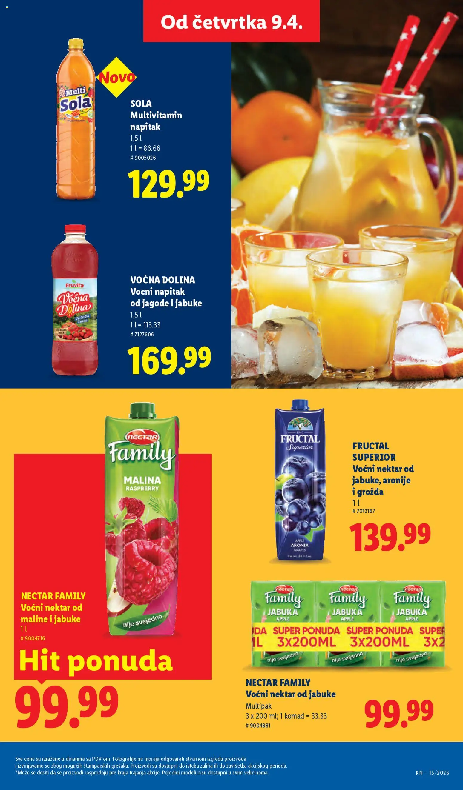 Lidl katalog - važi od 09.04.2026 | Strana: 37 | Proizvode: Jagode, Multivitamin, Fruvita, Jabuke