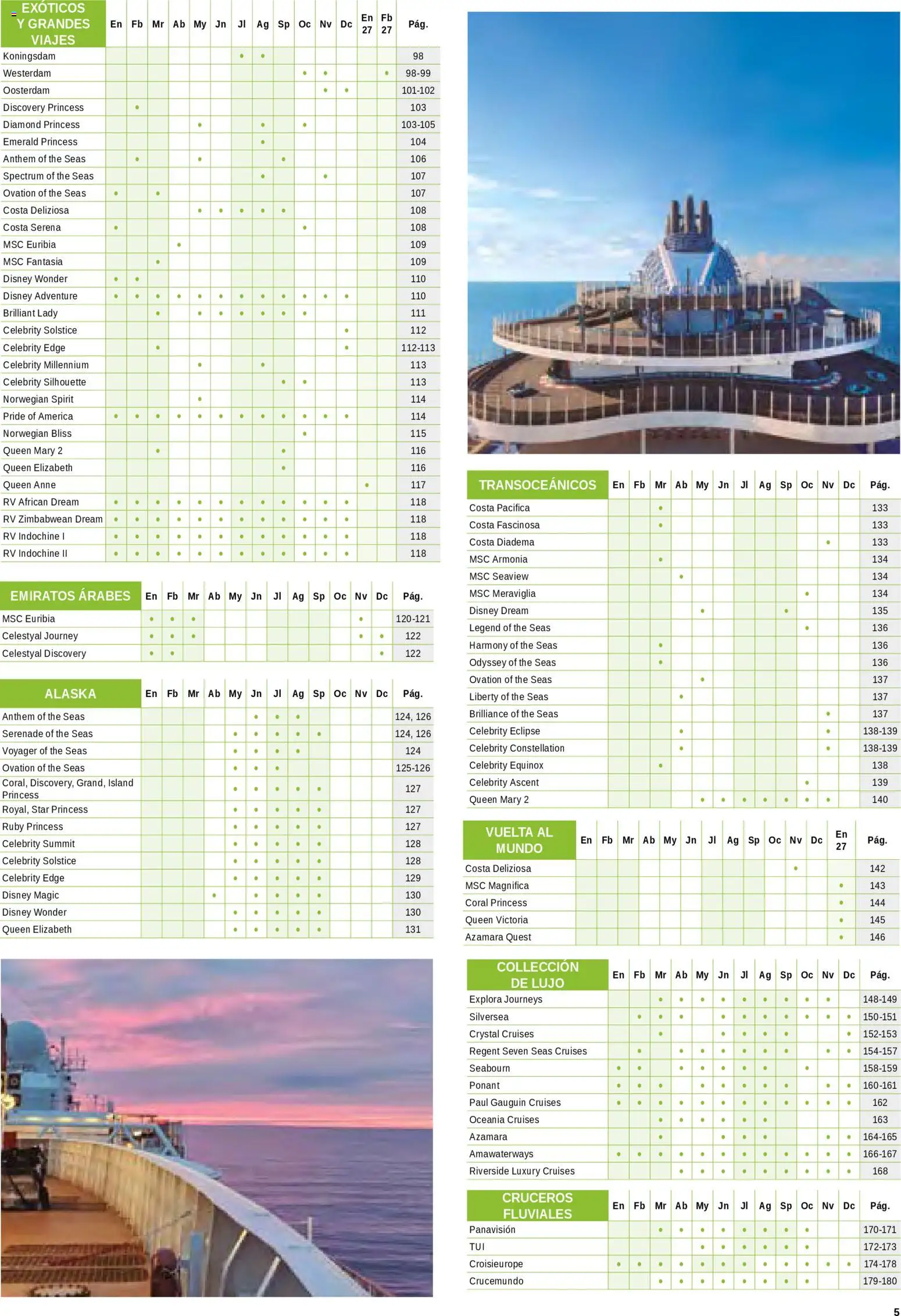 Viajes El Corte Inglés Cruceros marítimos │ válido desde el 01/01/2026 | Página: 6
