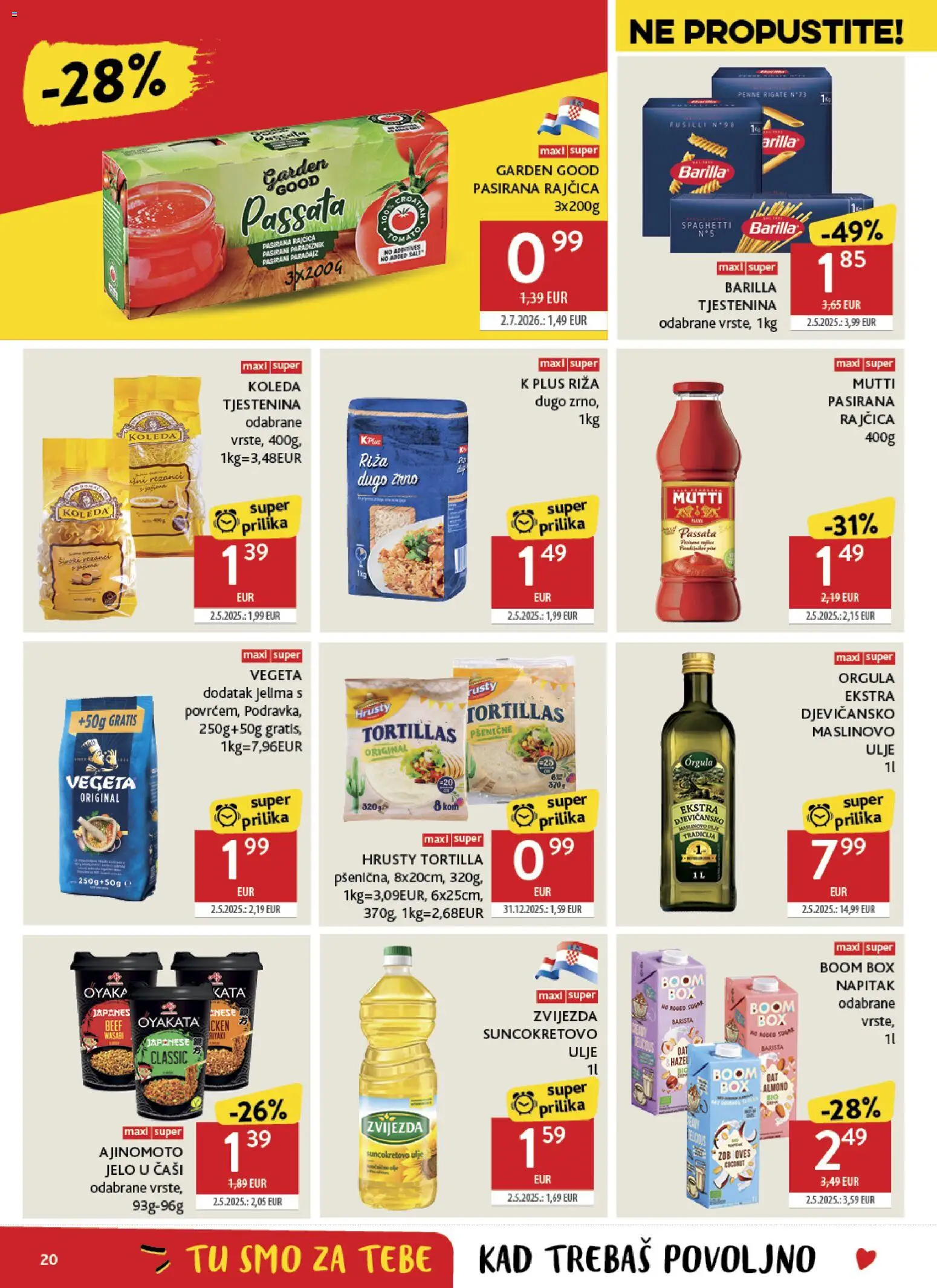 Konzum HR akciós ujság - amely érvényes a következő dátumtól: 2026.08.04. | Oldal: 20