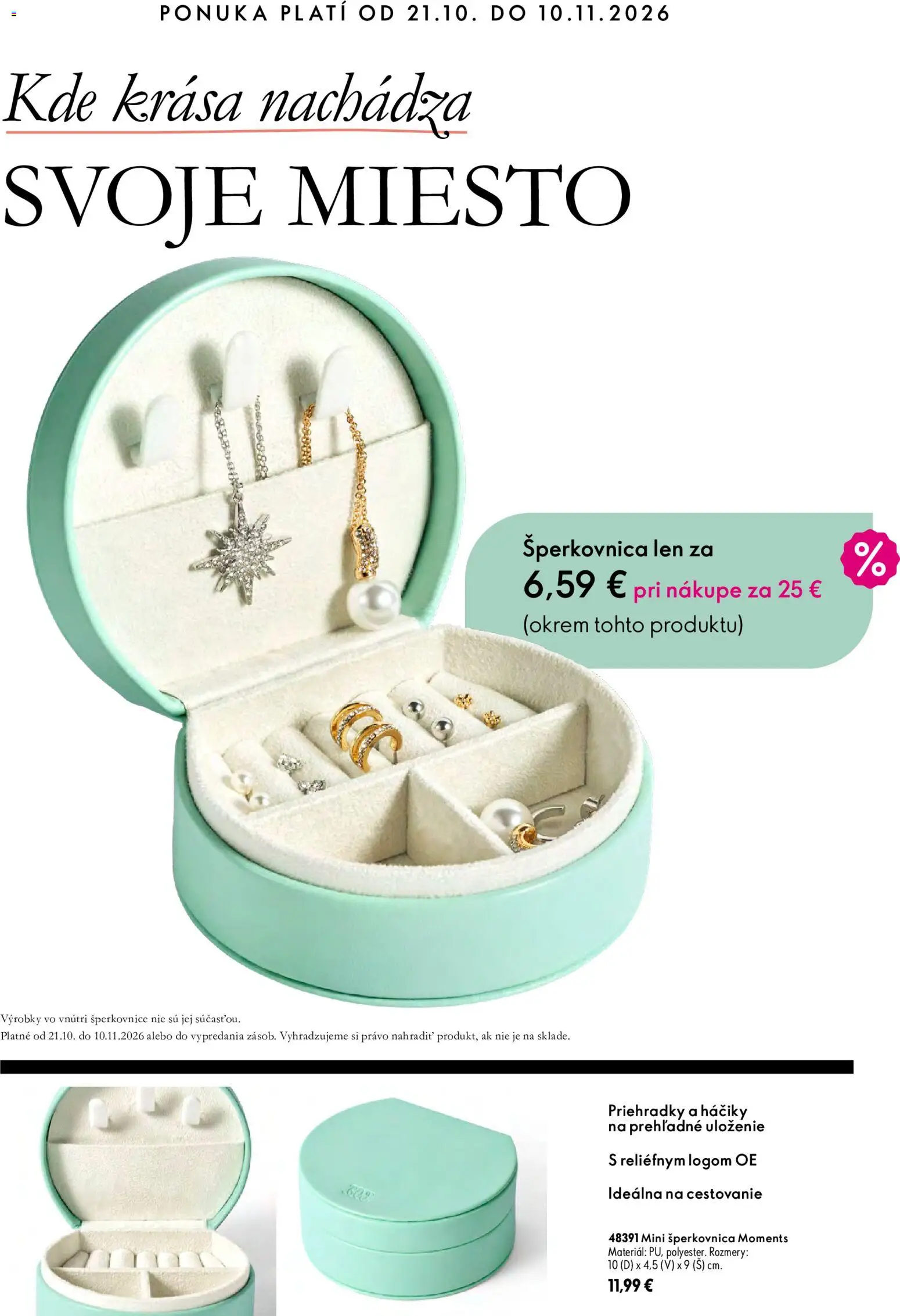Nové Oriflame akcie – leták je platný od 21.10.2026 | Strana: 6