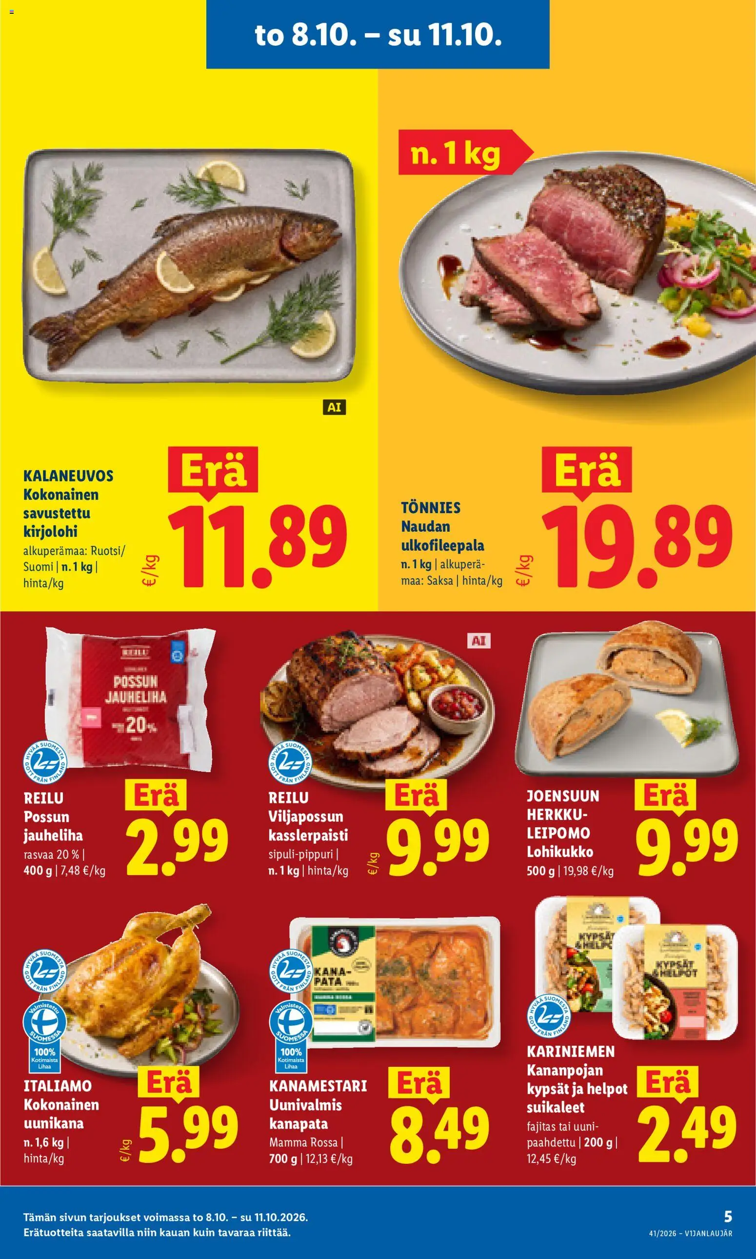 Lidl tarjoukset Kauhajoki – voimassa 08/10/2026 alkaen | Sivu: 5