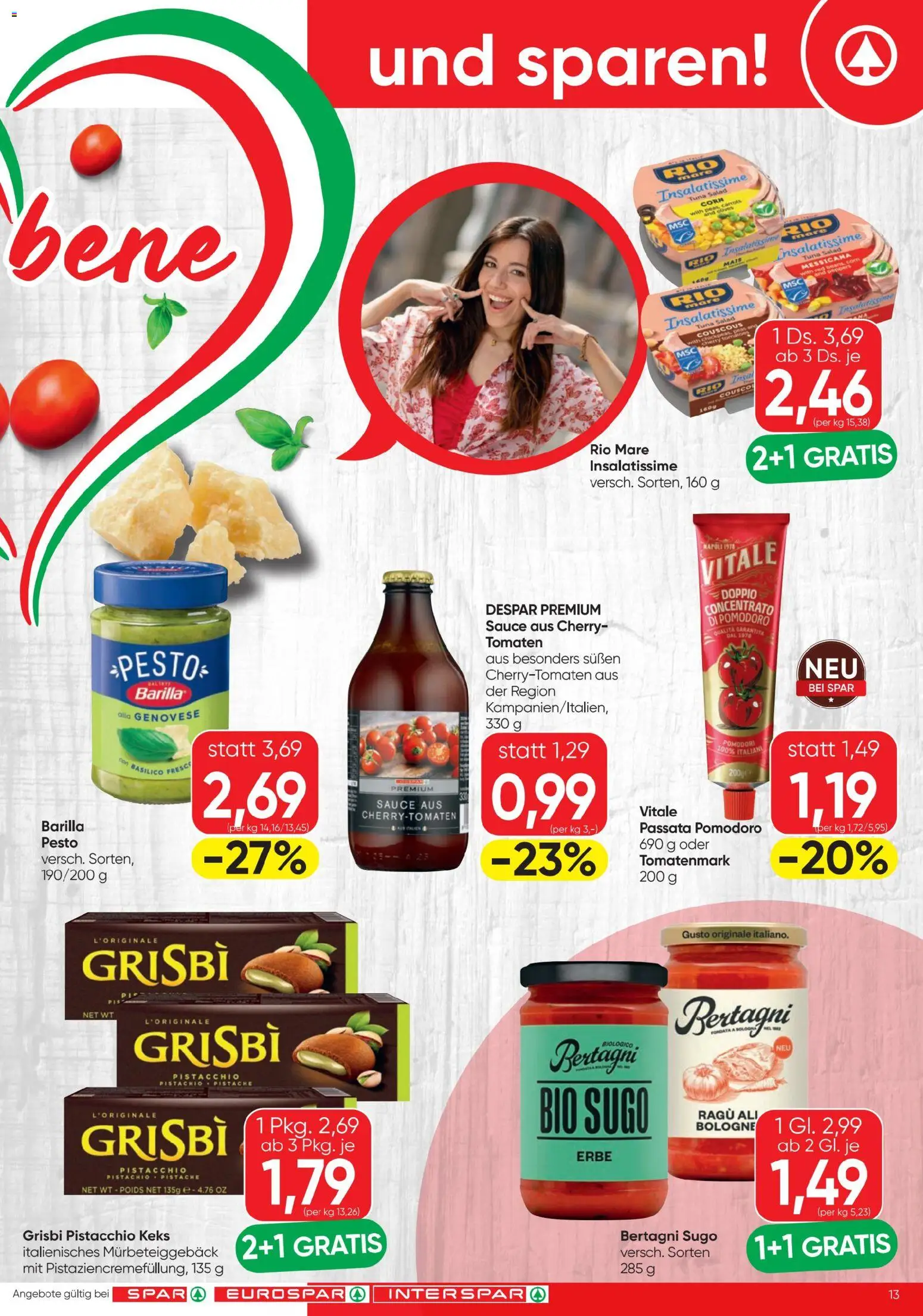 Spar - Flugblatt gültig ab 01.07.2026 | Seite: 13 | Produkte: Tomaten