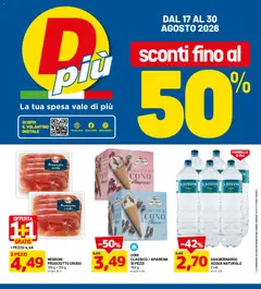Anteprima del volantino D Più volantino valido a partire dal 17/08/2026