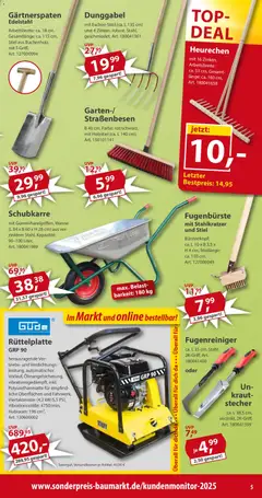 Sonderpreis Baumarkt Prospekt ab 30.05.2026 gültig | Seite: 5 | Produkte: Top, Kraut