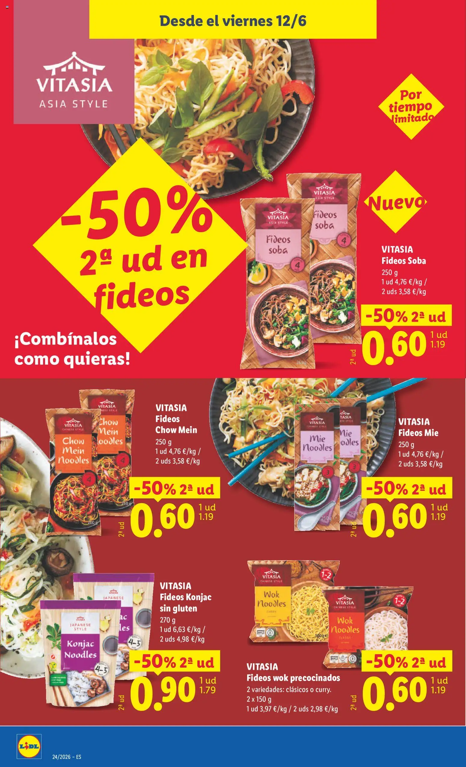 Lidl folleto │ válido desde el 08.06.2026 | Página: 38 | Productos: Fideos