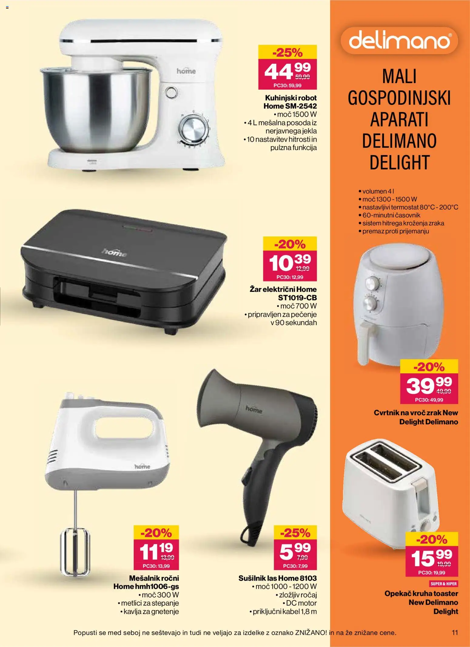 Novi Mercator katalog ponudbe – veljaven od 16.09.2026 | Stran: 11 | Izdelki: Med, Zar, Termostat, Grill