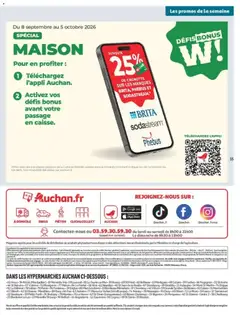 Auchan - Prévisualisation de Auchan catalogue valide à partir de 15/09/2026 | Page: 57 | Produits: Soda, Sodastream, Jean, Cognac
