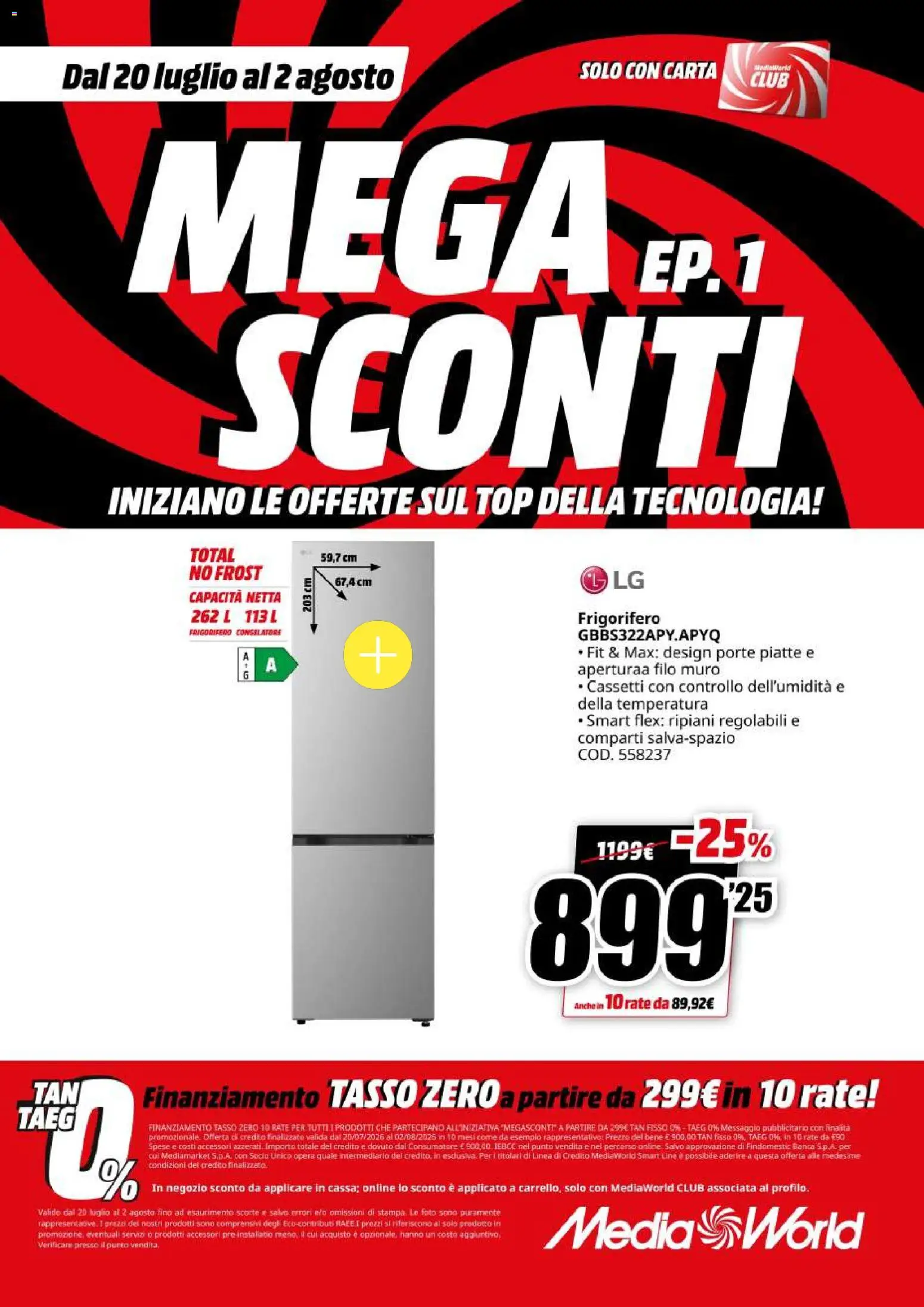 Volantino Media World del 20/07/2026 | Pagina: 45