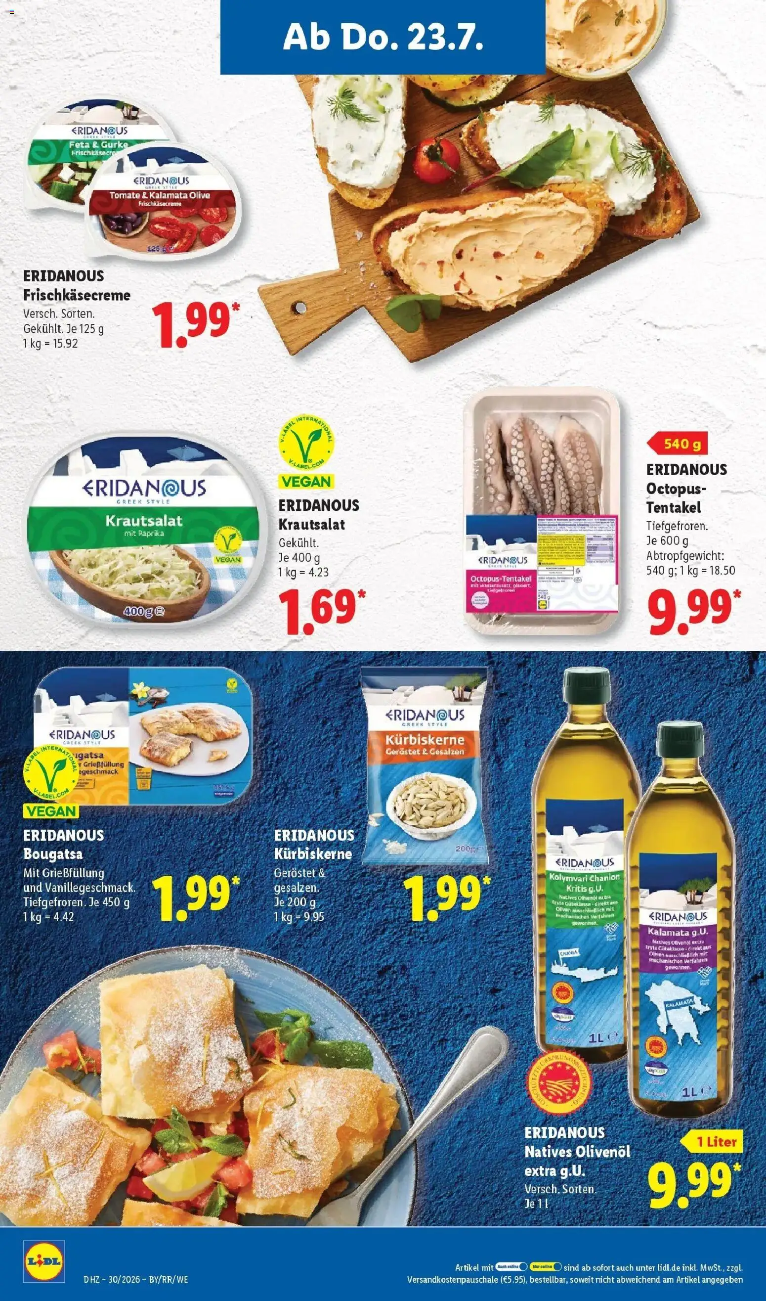Lidl Prospekt Künzell – gültig ab 20.07.2026 | Seite: 58 | Produkte: Feta, Olivenol, Paprika
