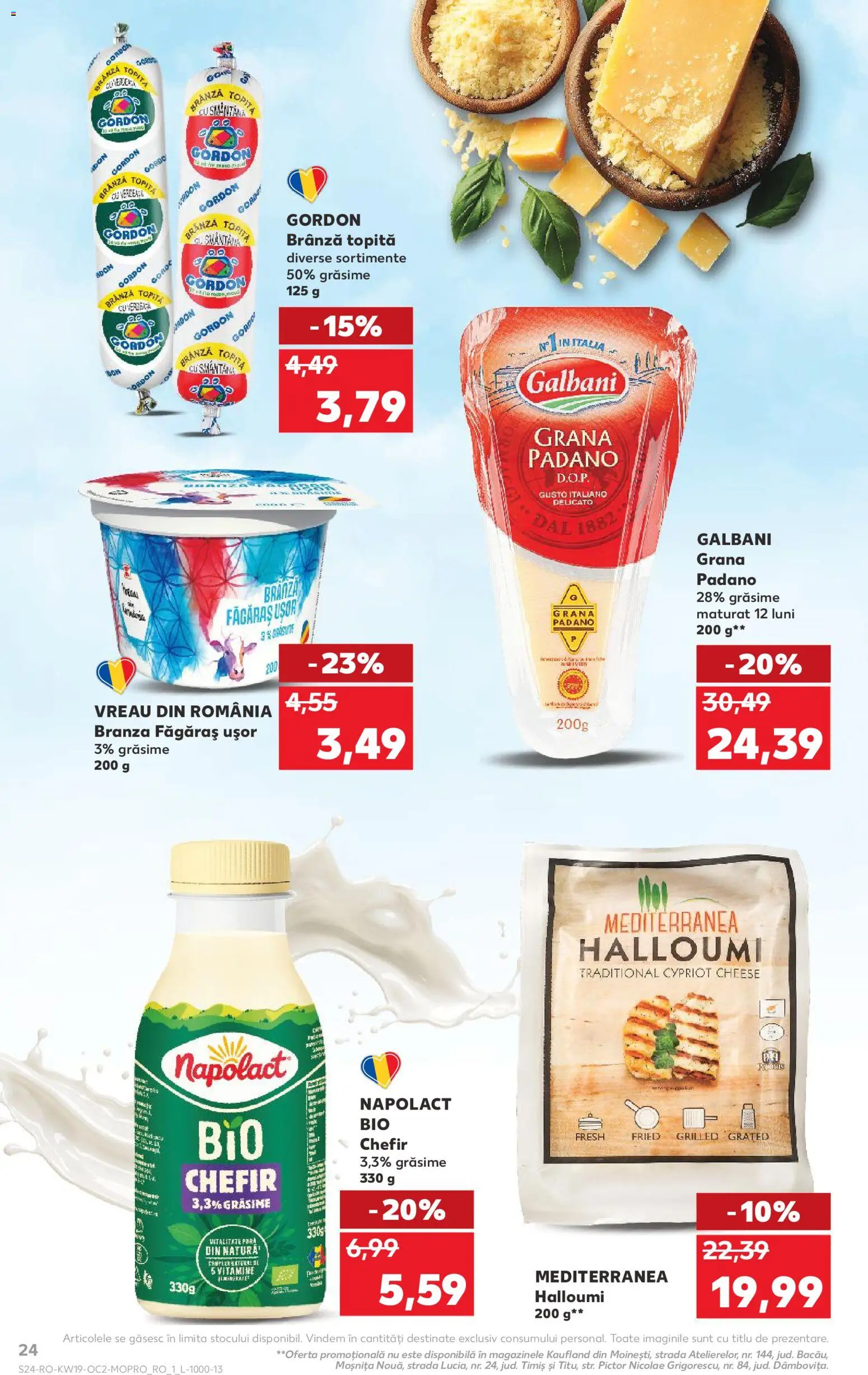Kaufland RO akciós ujság - amely érvényes a következő dátumtól: 06.05.2026 | Oldal: 24 | Termékek: Grana padano