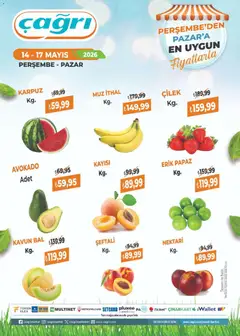14.05.2026 tarihinden itibaren geçerli olan Çağrı Market kataloğu önizlemesi | Sayfa: 2