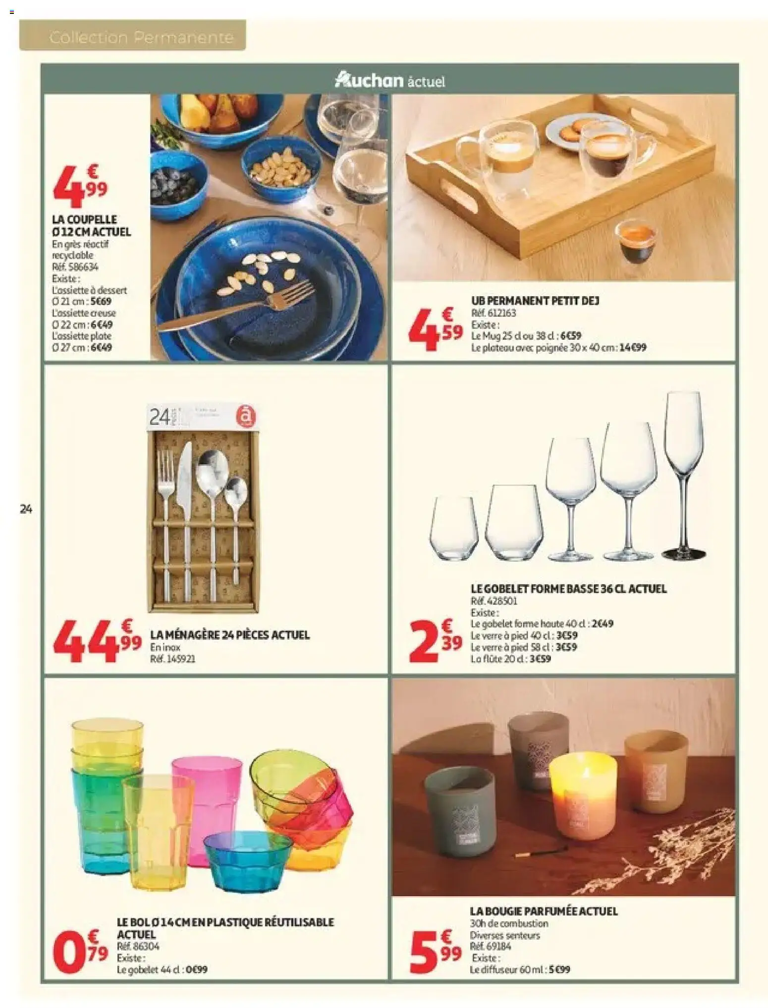 {H1} | Page: 24 | Produits: Bol, Diffuseur, Bougie parfumee, Coupelle