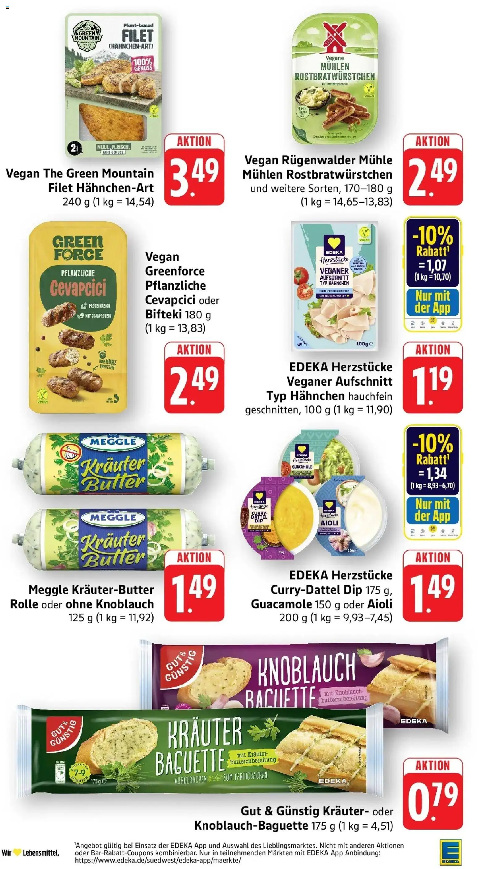 Edeka prospekt Heppenheim – gültig ab 13.07.2026 | Seite: 16 | Produkte: Mühle, Hahnchen, Butter, Cevapcici