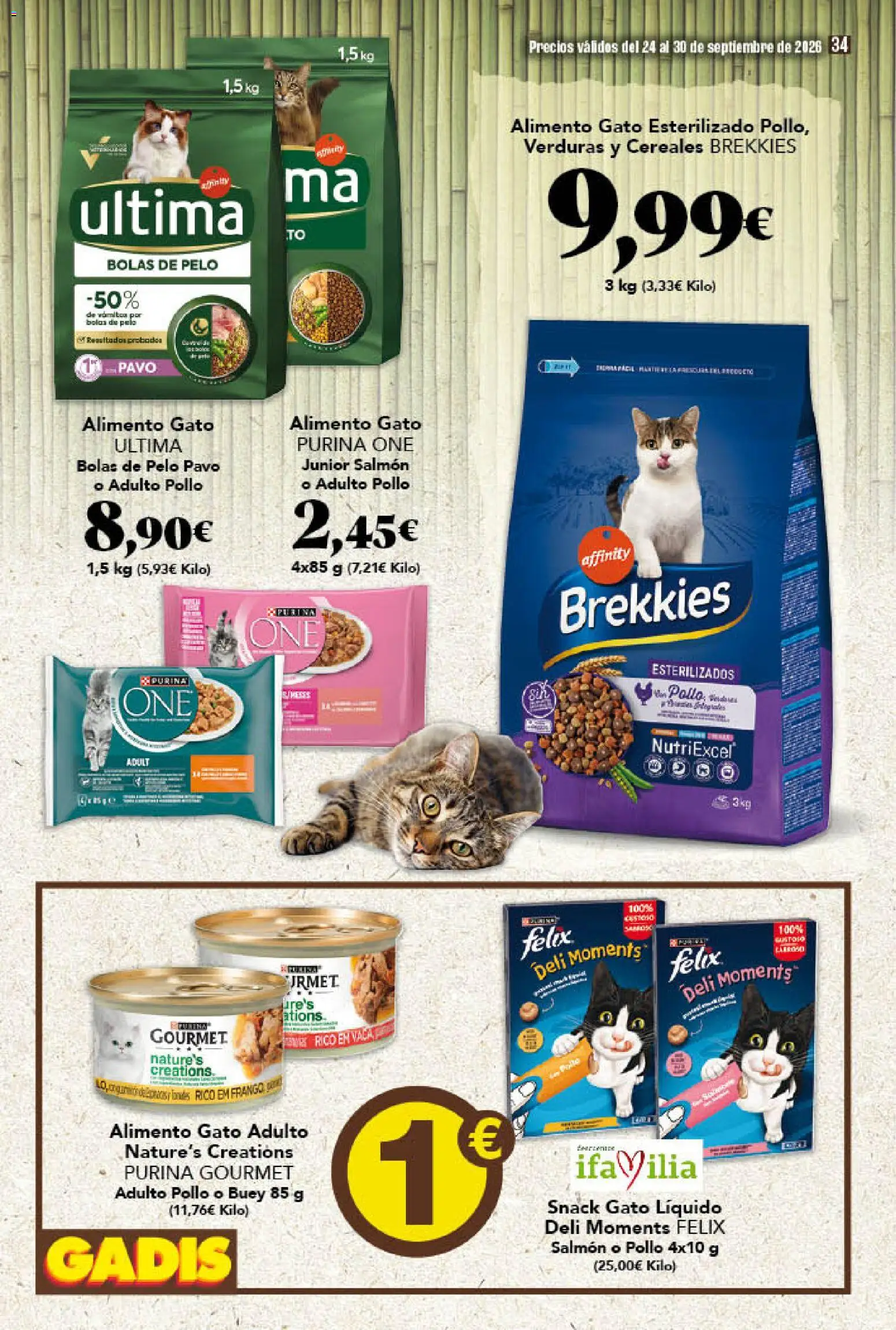 Gadis folleto │ válido desde el 24/09/2026 | Página: 34 | Productos: Verduras, Cereales, Salmón, Pavo