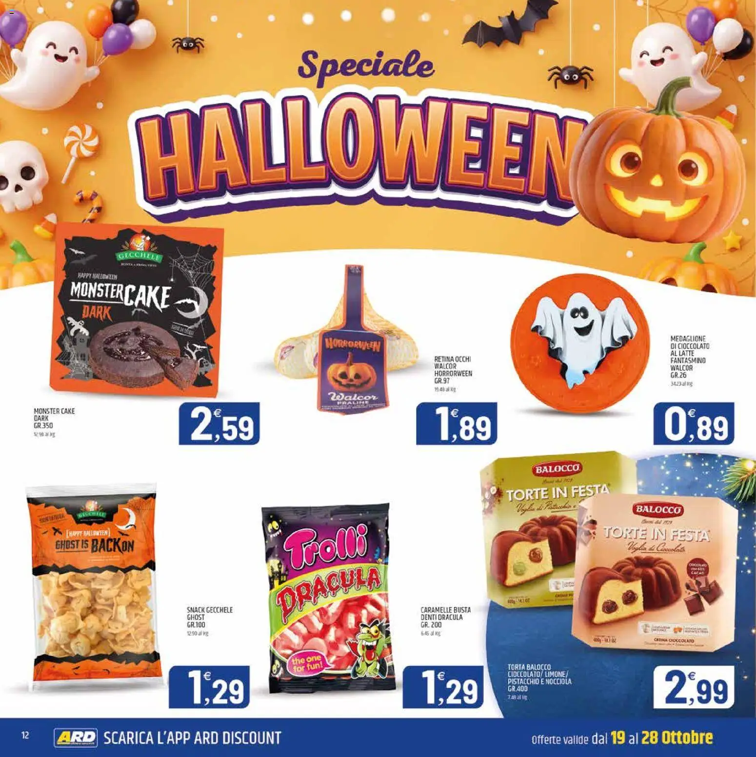Volantino ARD Discount del 19/10/2026 | Pagina: 20 | Prodotti: Pistacchio, Cioccolato, Latte, The