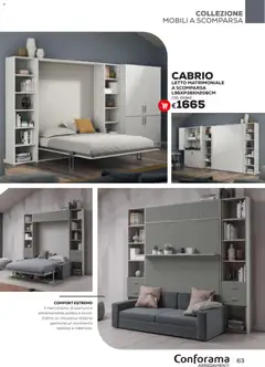 Anteprima del volantino Conforama volantino Arredo valido a partire dal 22/06/2026 | Pagina: 63 | Prodotti: Letto matrimoniale, Letto