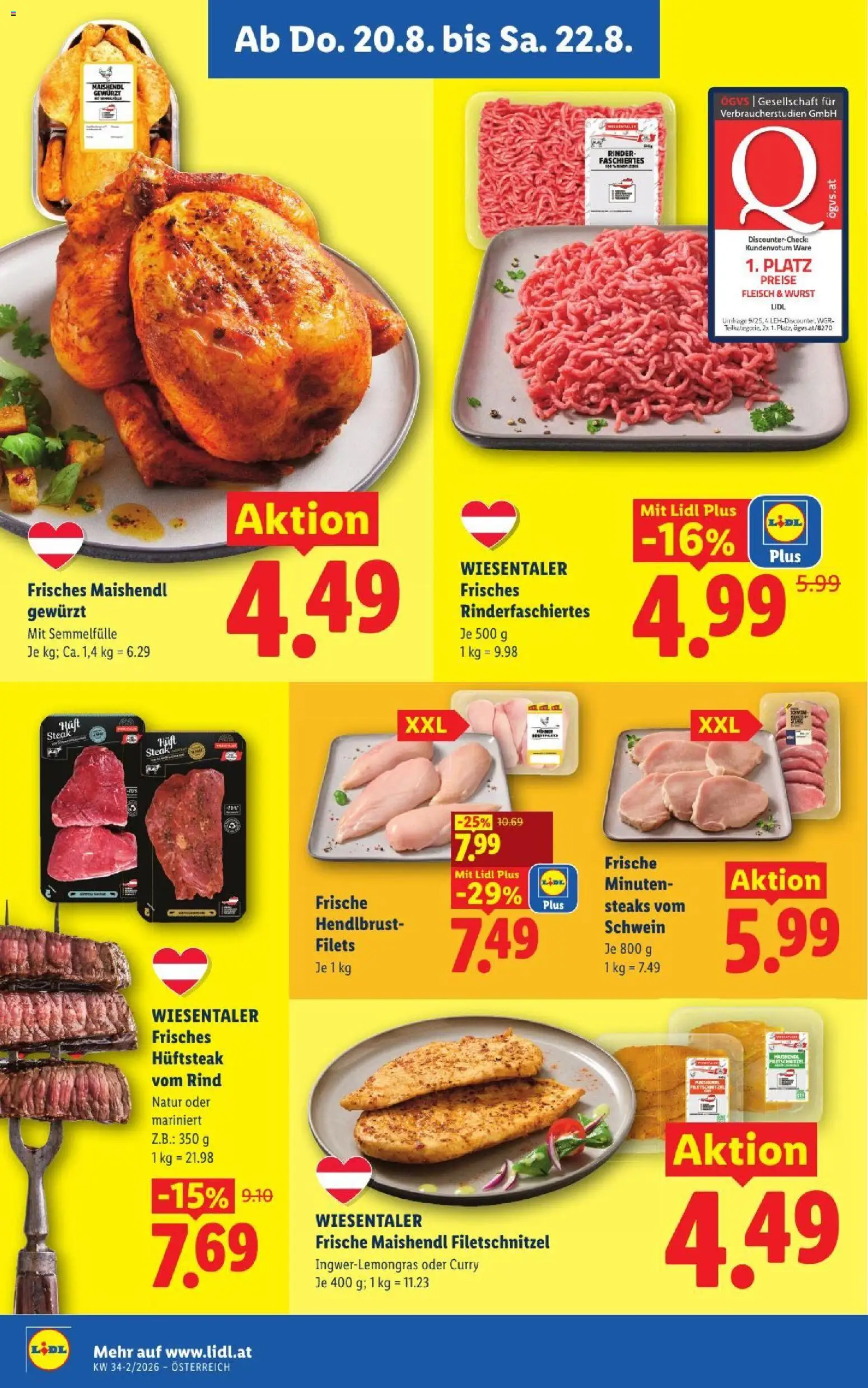 Lidl - Flugblatt gültig ab 20.08.2026 | Seite: 8 | Produkte: Wurst
