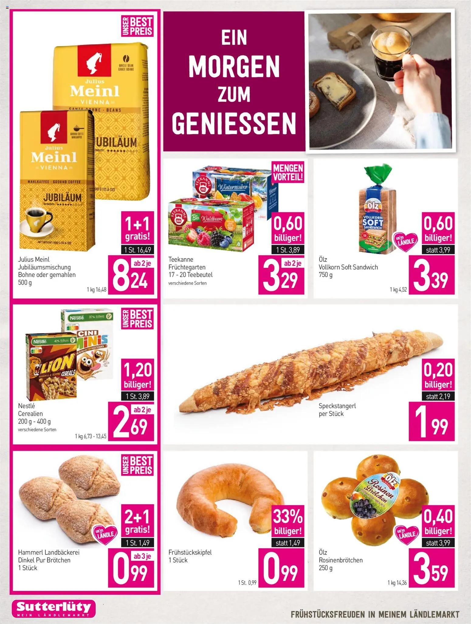 Sutterlüty Mein Ländlemarkt gültig ab 12.10.2026 | Seite: 2 | Produkte: Rosinen, Bohne