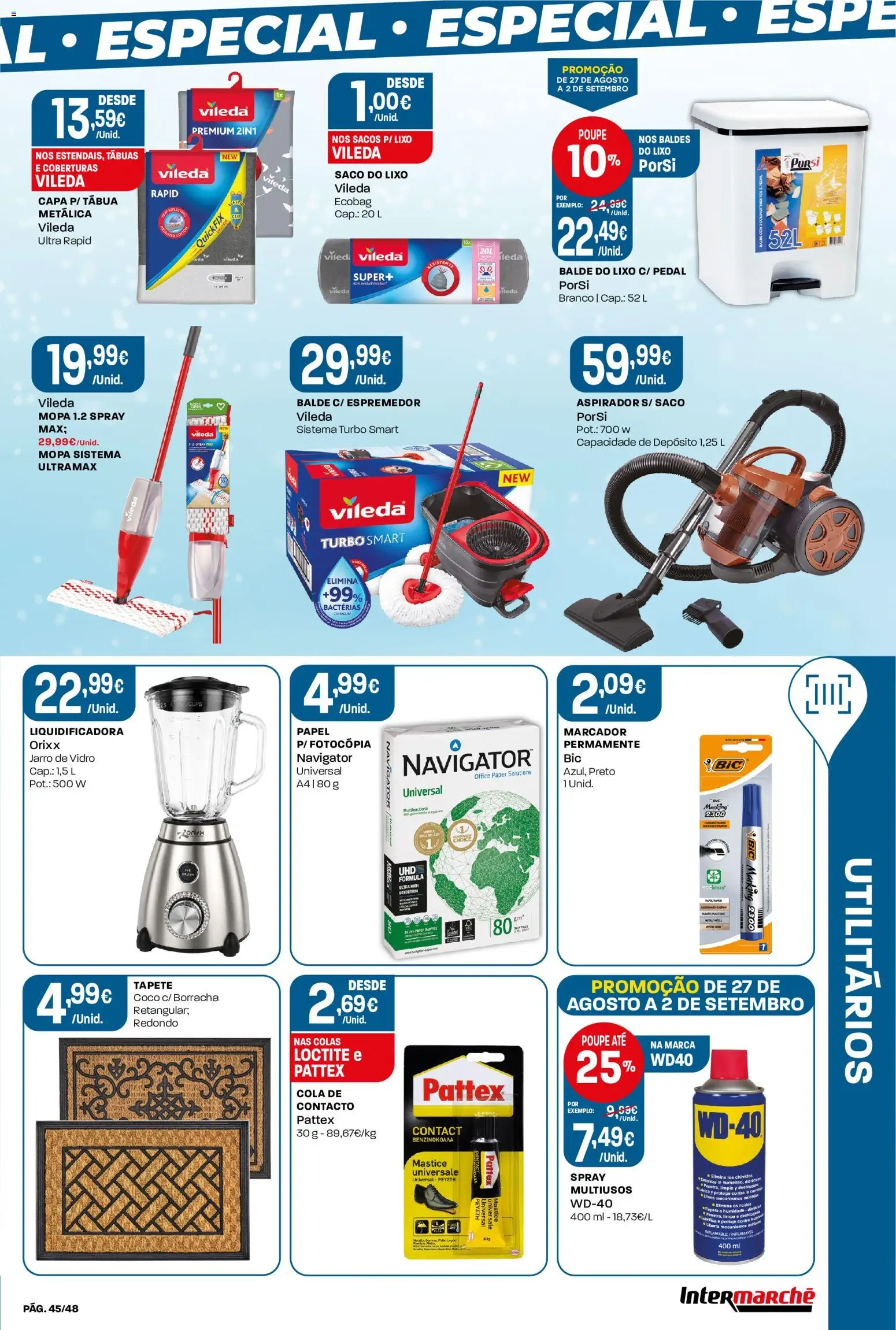 Intermarché folheto │ válido de 27/08/2026 | Página: 45