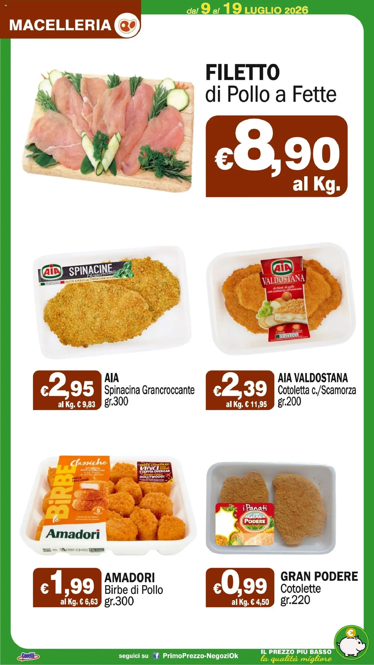 Volantino Primo Prezzo del 09/07/2026 | Pagina: 37