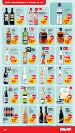 Náhled letáku LAMBRUSCO EMILIA, červené, růžové, bílé | 0,75 l od 30.09.2026 | Strana: 19