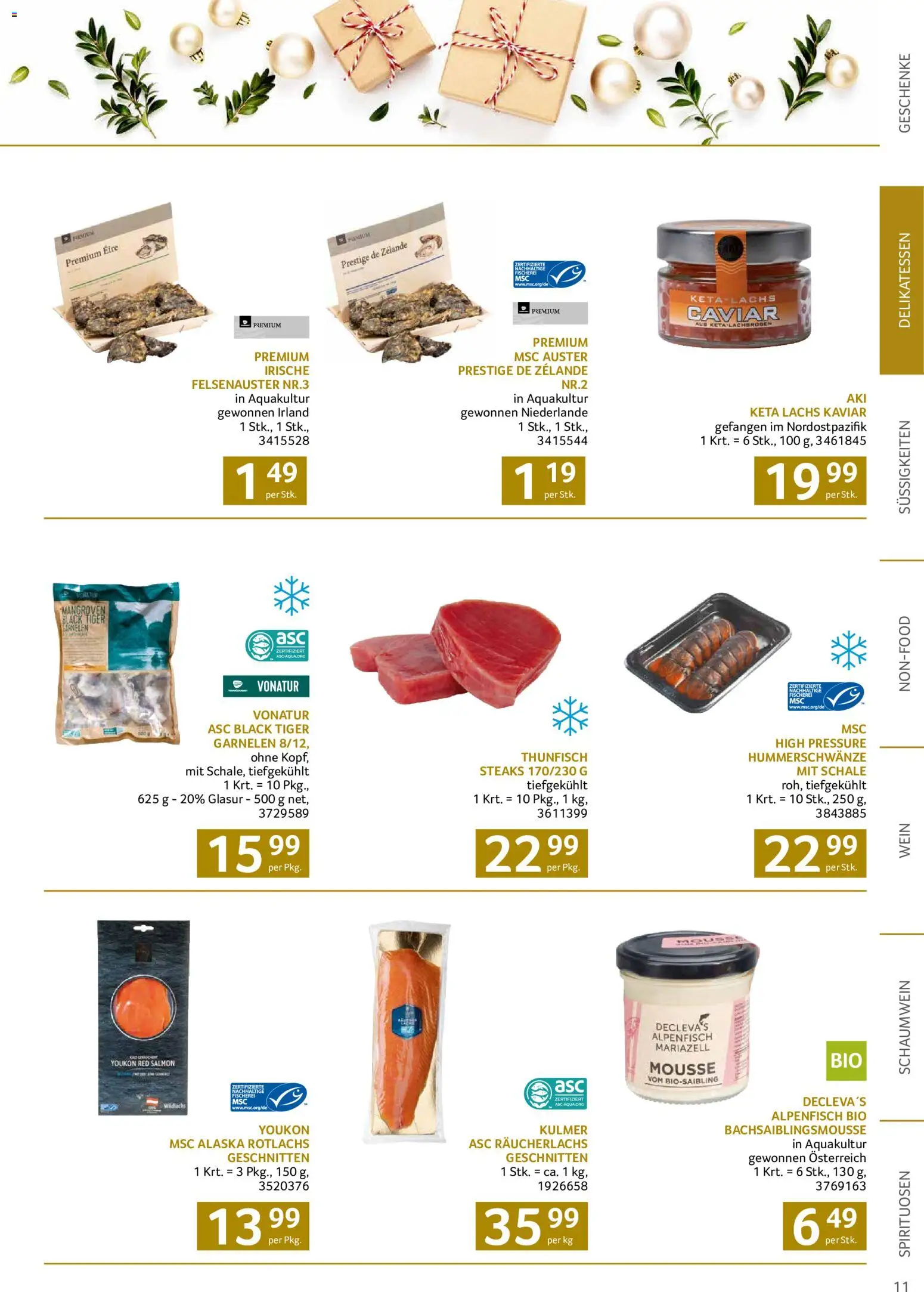 Transgourmet Christmas gültig ab 12.10.2026 | Seite: 11 | Produkte: Süßigkeiten, Wein