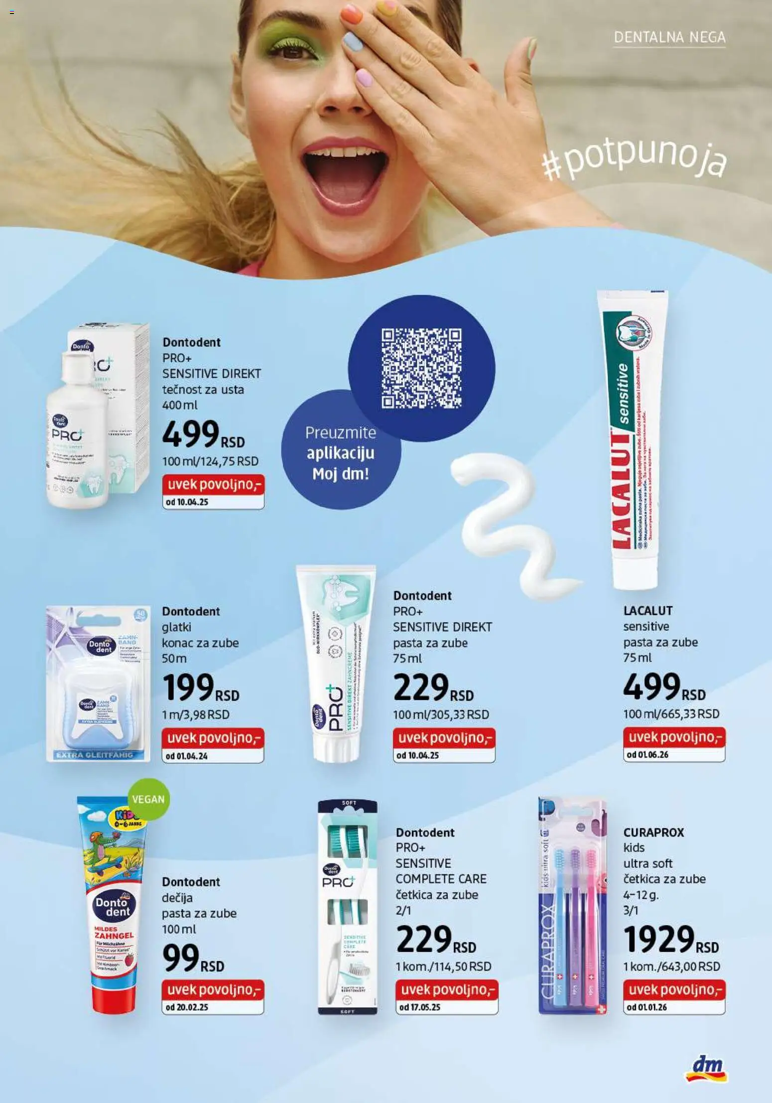 DM Drogerie katalog - važi od 01.06.2026 | Strana: 23 | Proizvode: Pasta za zube, Četkica za zube