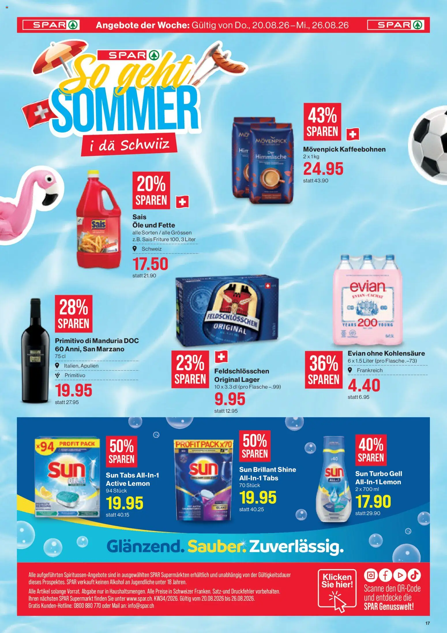 SPAR aktionen – gültig ab 20.08.2026 | Seite: 17