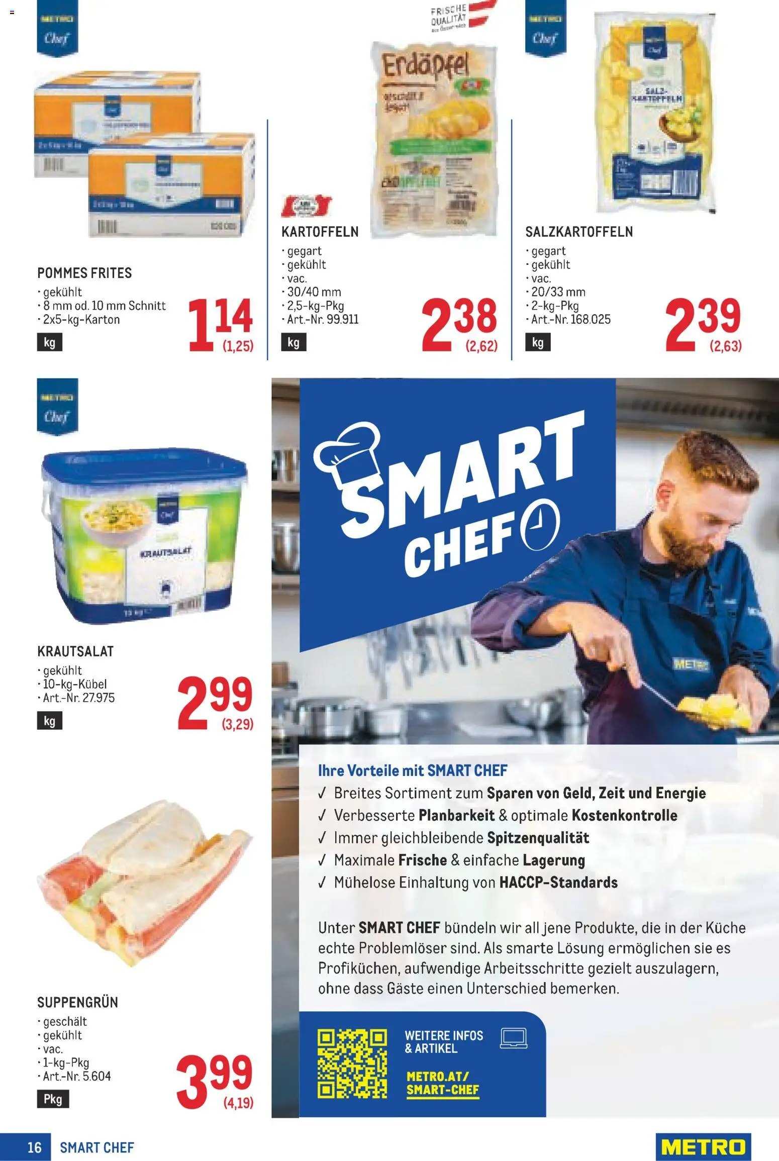 Metro angebote Profi gültig ab 29.10.2026 | Seite: 16 | Produkte: Kartoffeln