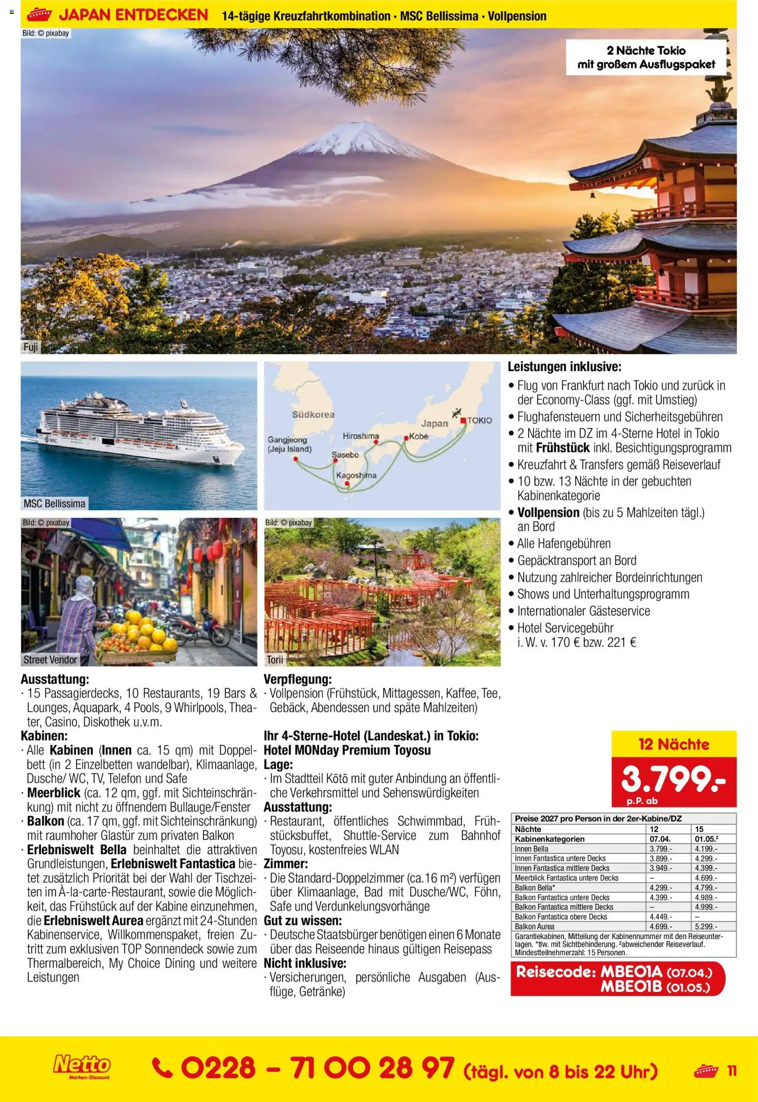 Netto Reisen Kreuzfahrten – gültig ab 11.06.2026 | Seite: 11