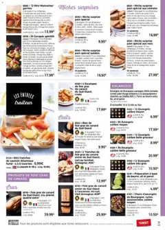 Thiriet - Prévisualisation de Thiriet Catalogue livraison à domicile valide à partir de 24/06/2026 | Page: 12 | Produits: Gras de canard entier, Escargots, Beurre, Saumon