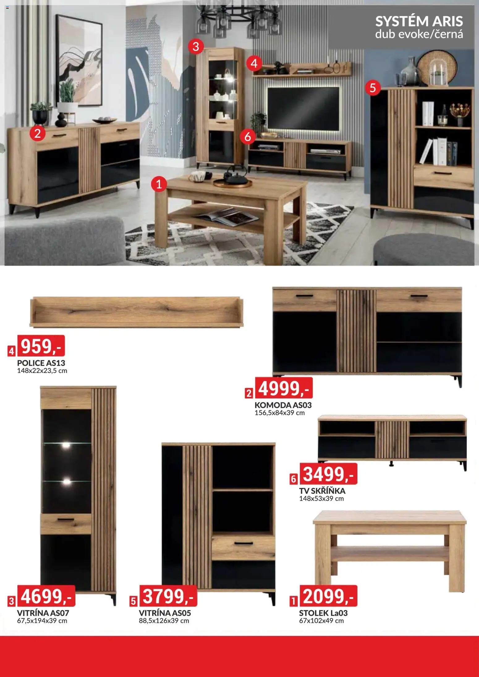 BAUMAX leták - Moderní bydlení od 01.09.2026 | Strana: 38 | Produkty: Tv, Komoda, Tv skříňka, Skříňka