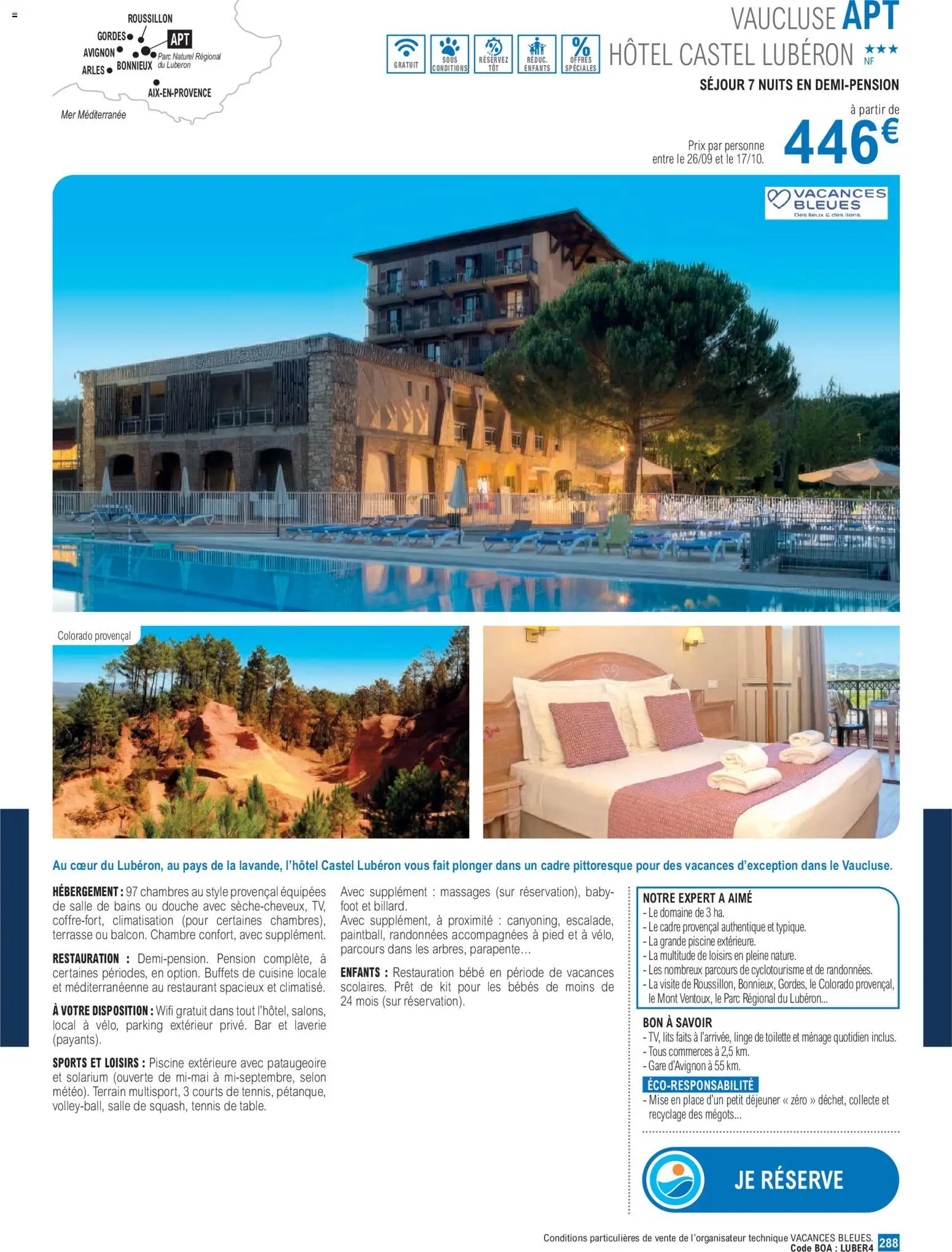 {H1} | Page: 288 | Produits: Climatisation, Douche, Piscine, Cadre