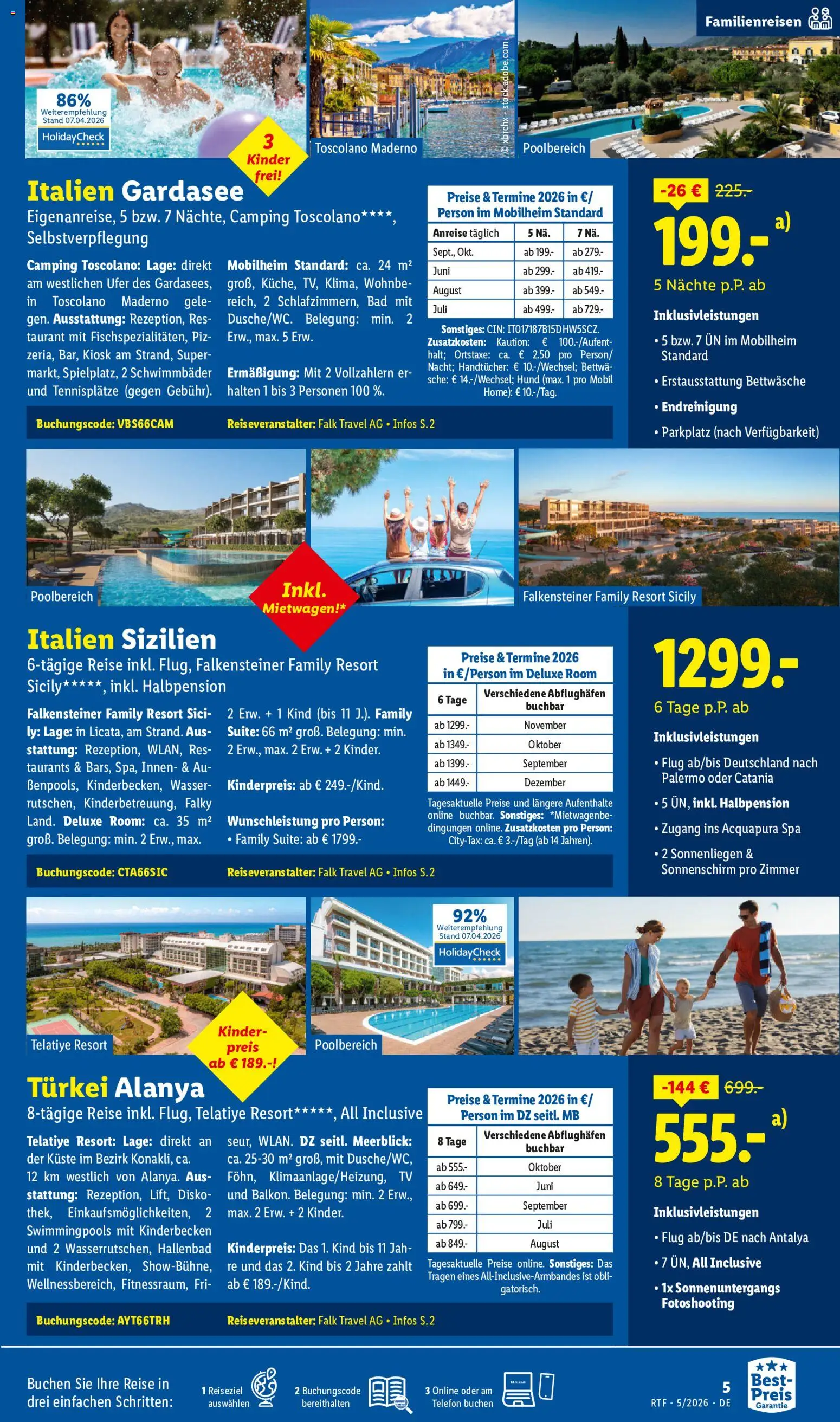 Lidl Reisen Reise-Highlights – gültig ab 12.05.2026 | Seite: 5