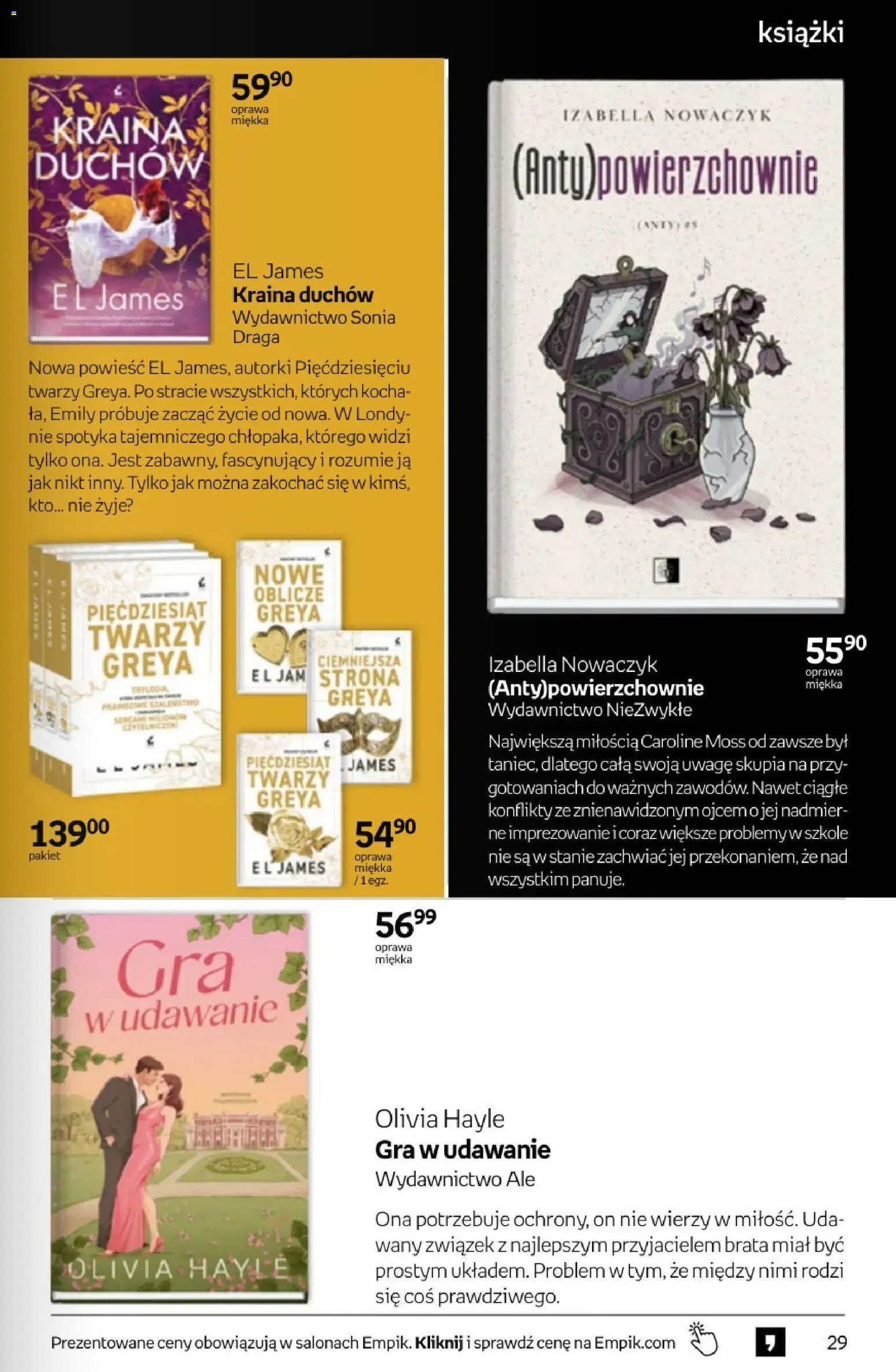 Empik Black Weeks od 28.10.2026 | Strona: 29 | Produkty: Gra, Książki
