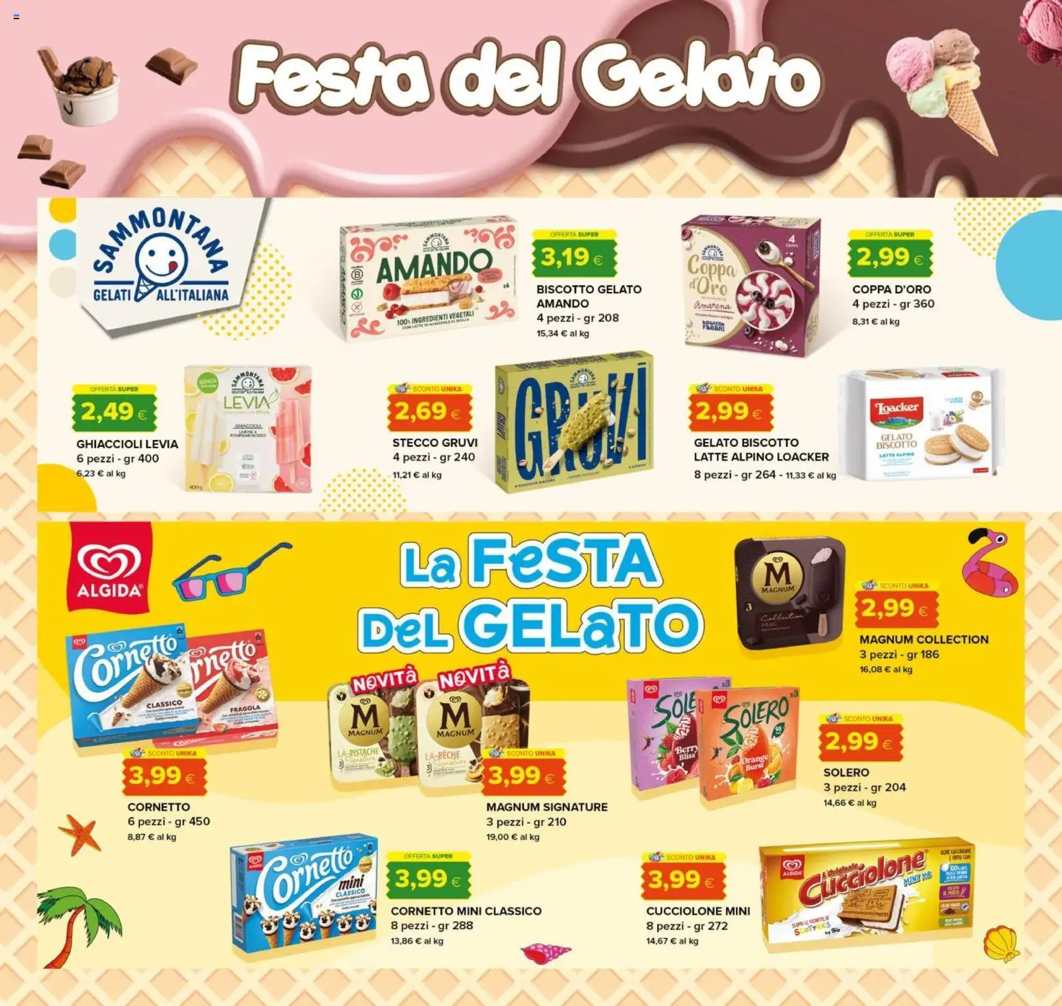 Volantino Tigre del 29/07/2026 | Pagina: 10 | Prodotti: Gelato, Latte, Mandorle, Amarena