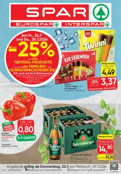 Spar - Flugblatt ab 23.07.2026 gültig