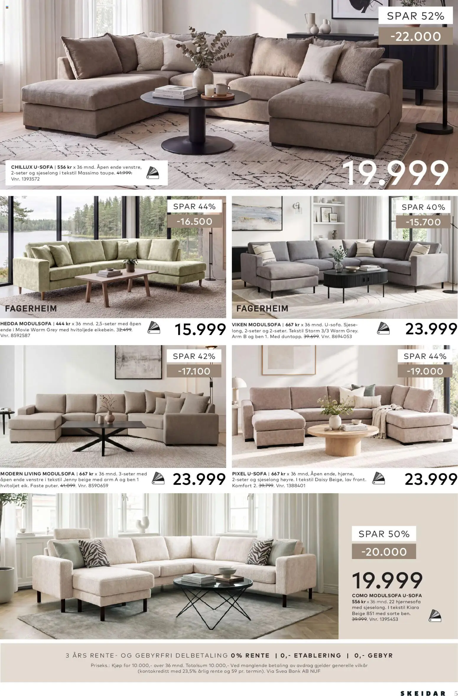 {H1} | Side: 5 | Produkter: Ved, 1, Hjørnesofa, Sjeselong